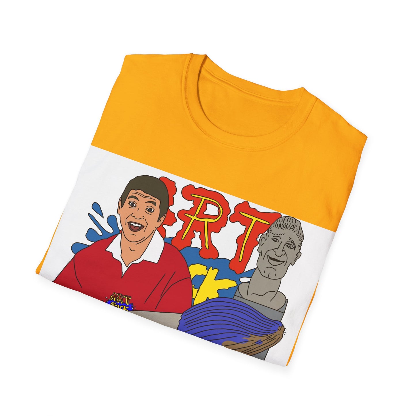 Art Attack 90s T-Shirt — Funny Graphic Tee