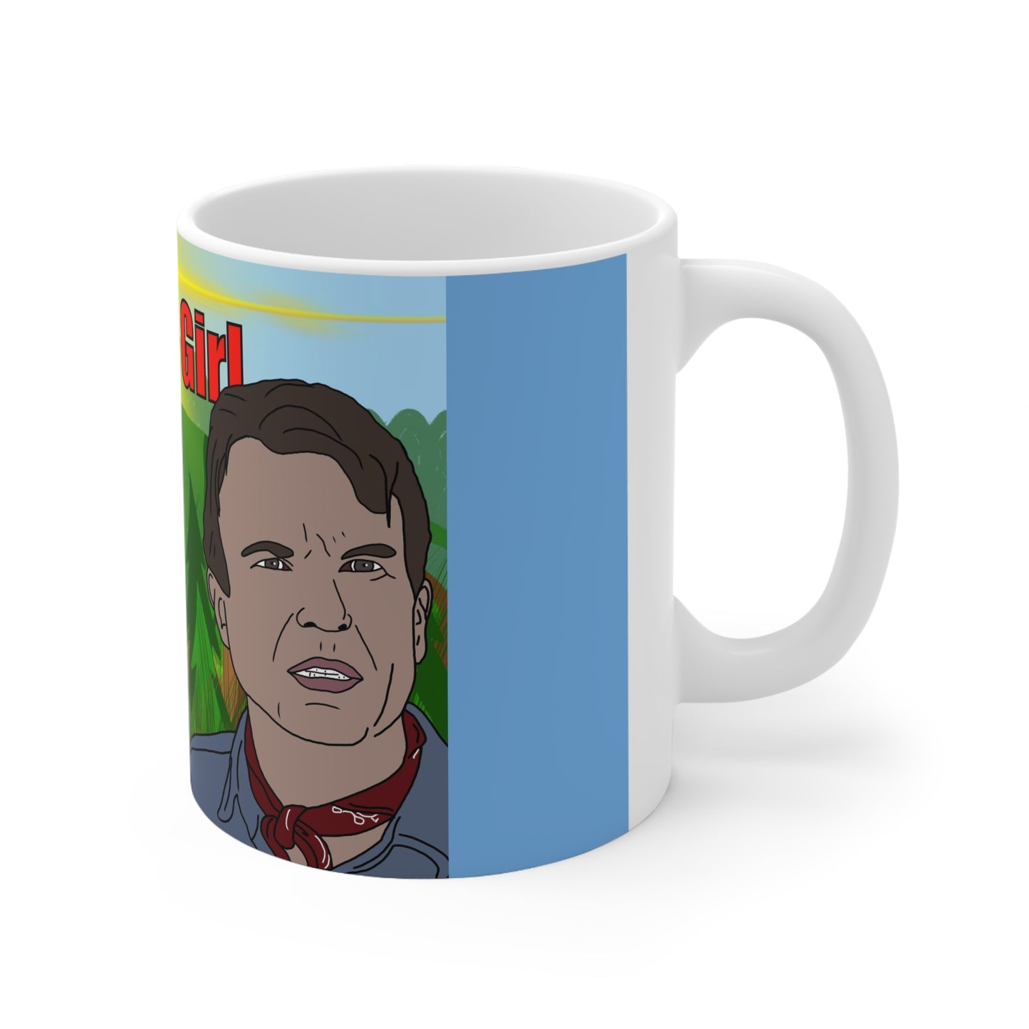 Clever Girl Jurassic Park Mug — Funny Dinosaur Movie Quote Ceramic Coffee Cup