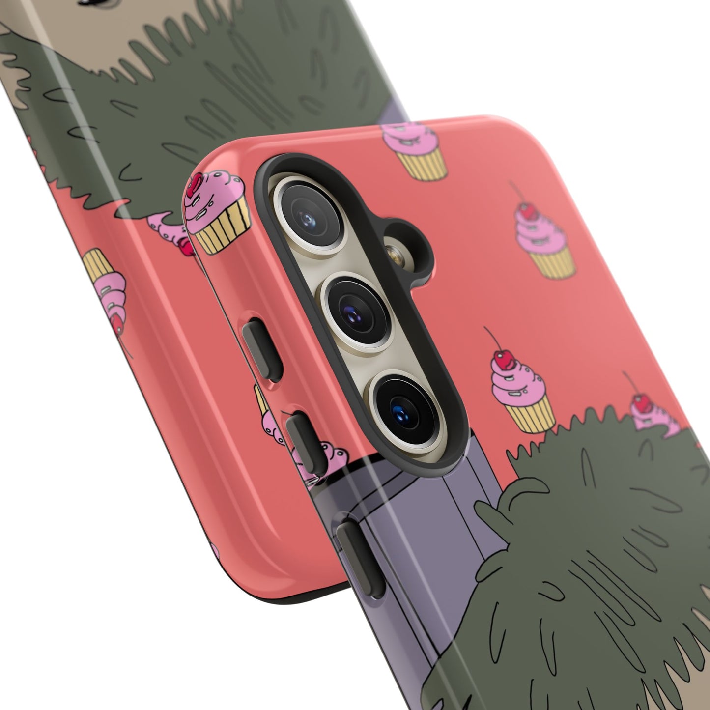 Cute Cupcake Tiny Phone Case — Whimsical Retro Character Protective Cover