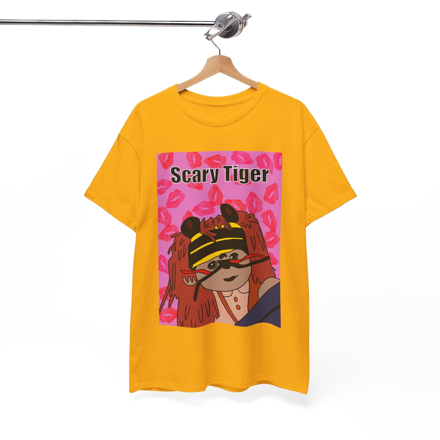 Limited Edition Valentines Day Scary Tiger Graphic Tee