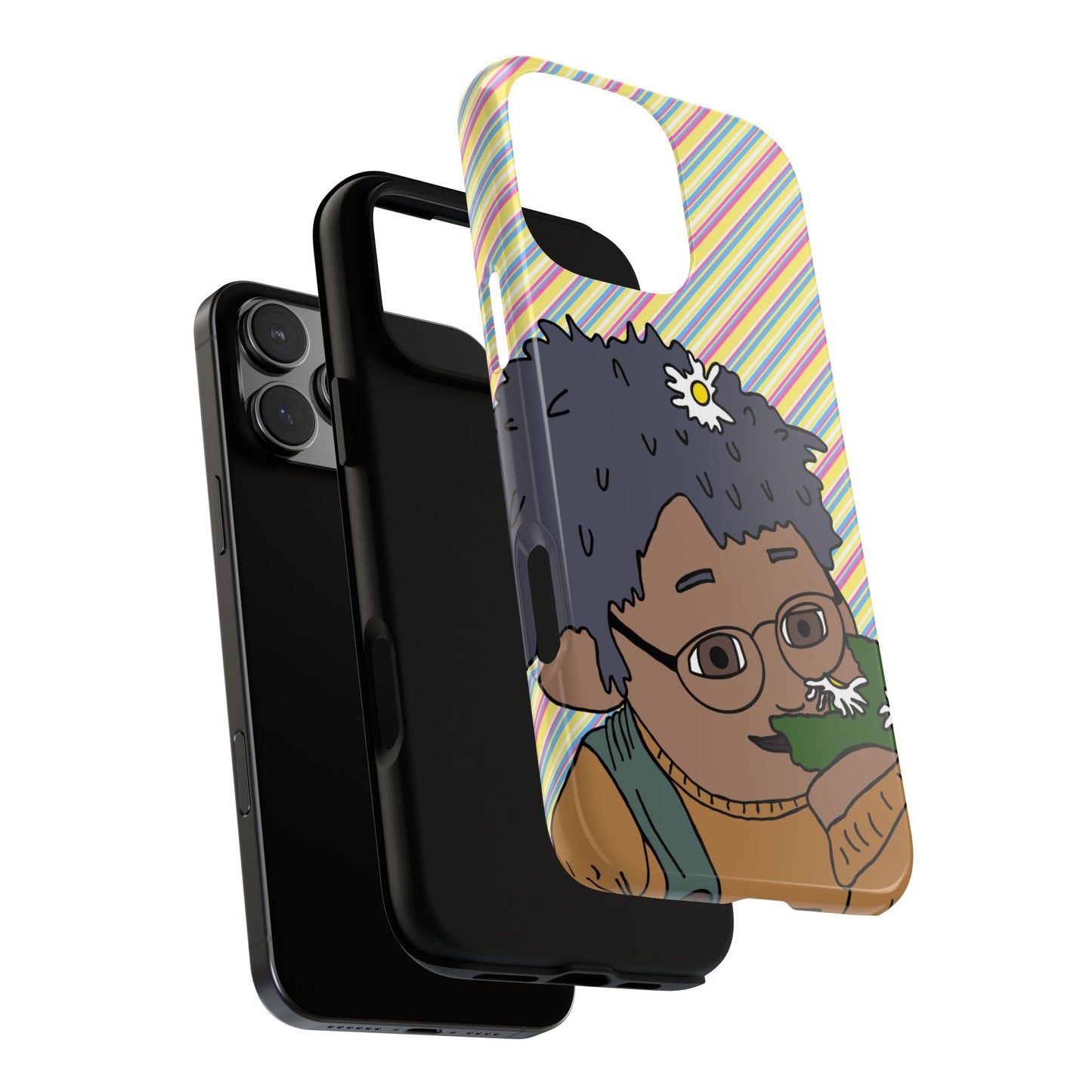 Cute Flowers Tom Phone Case —