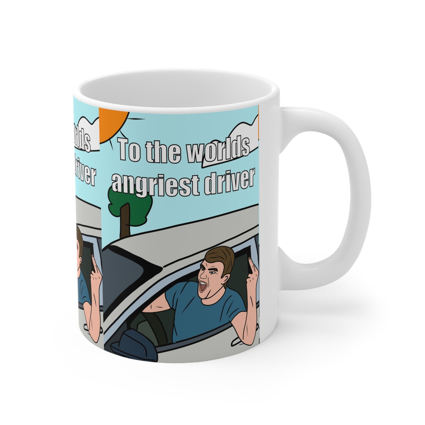 Angry Driver | Funny Mug | More Jam