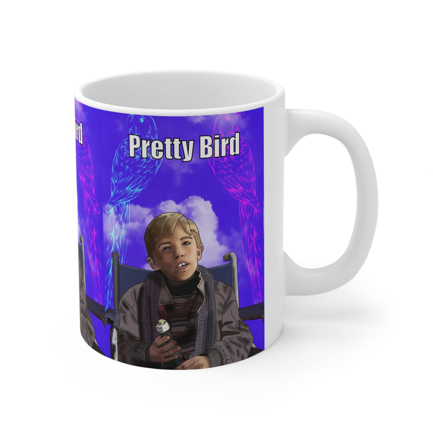 Dumb & Dumber Pretty Bird Ceramic Coffee Mug