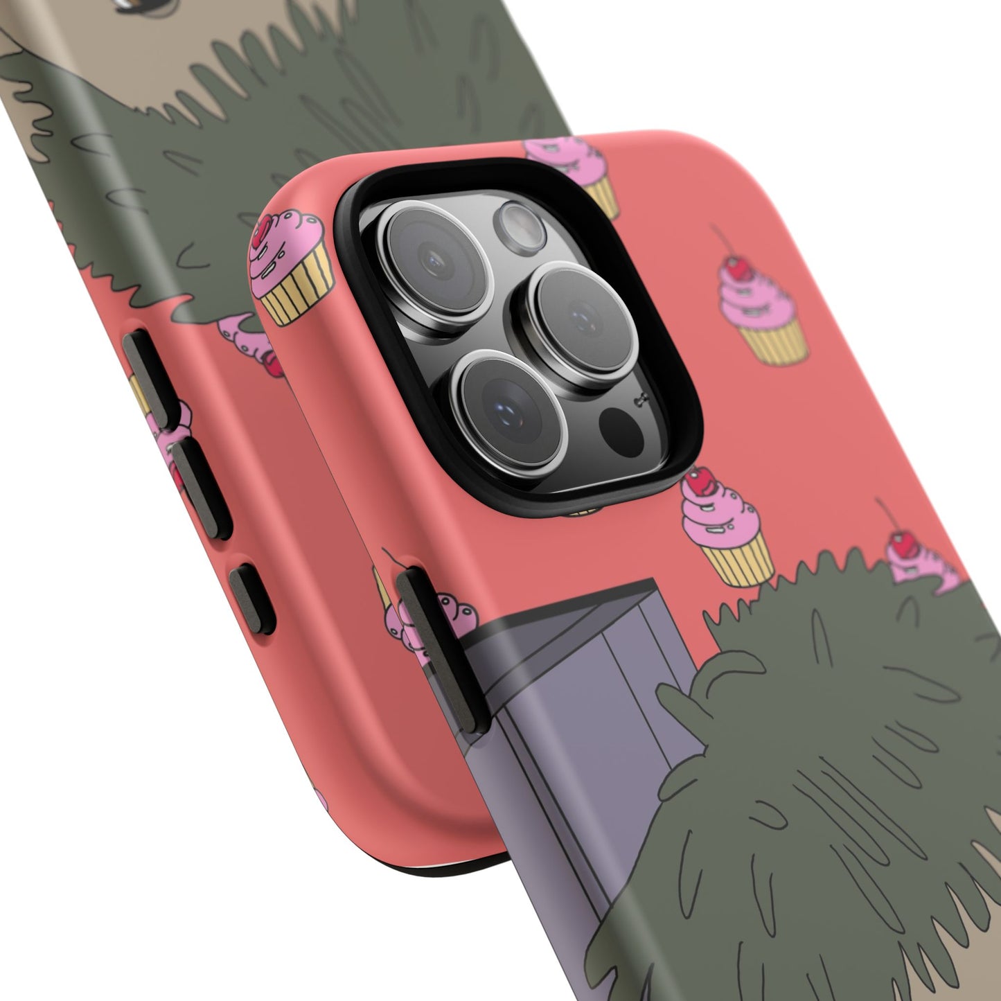 Cute Cupcake Tiny Phone Case — Whimsical Retro Character Protective Cover