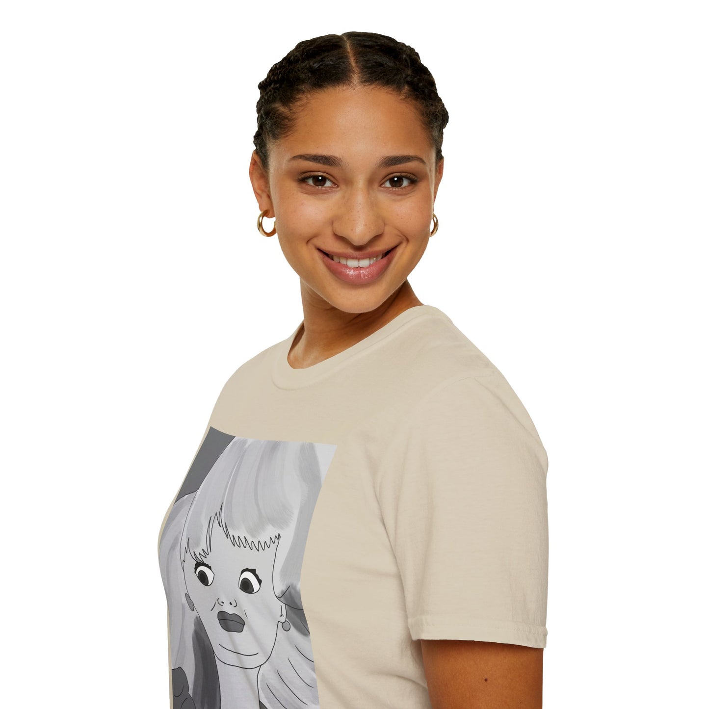 EWWW T-Shirt — Retro Pop Art Doll Portrait Graphic Tee