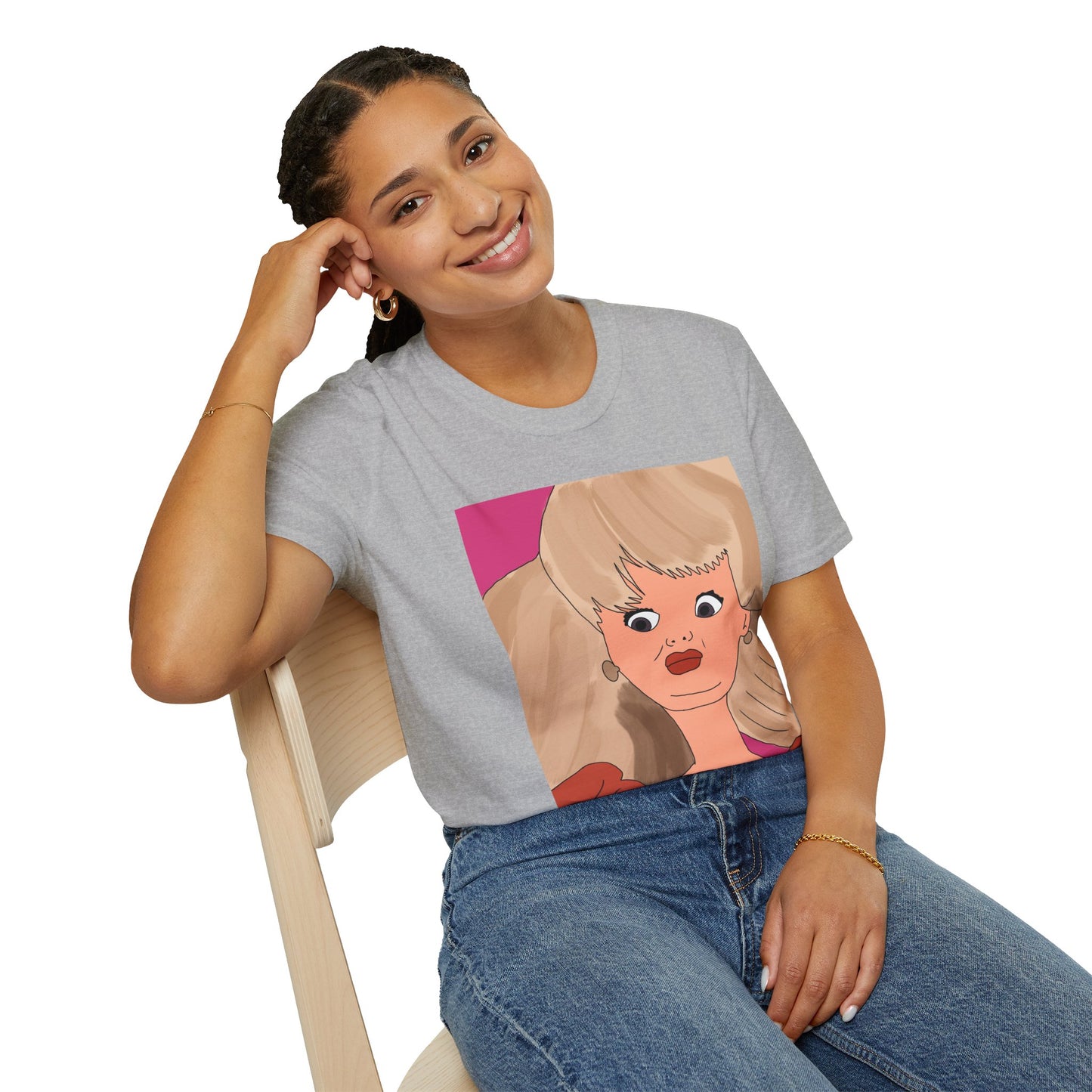 Ewww Retro Pop Art Doll Portrait T-Shirt
