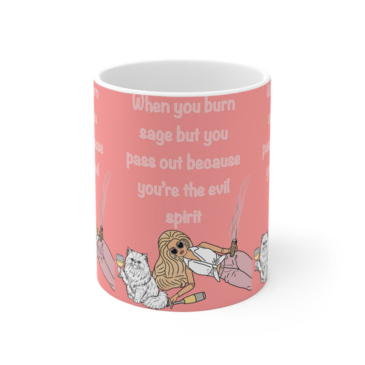 Barbie Burning Sage | Funny Mug | More Jam