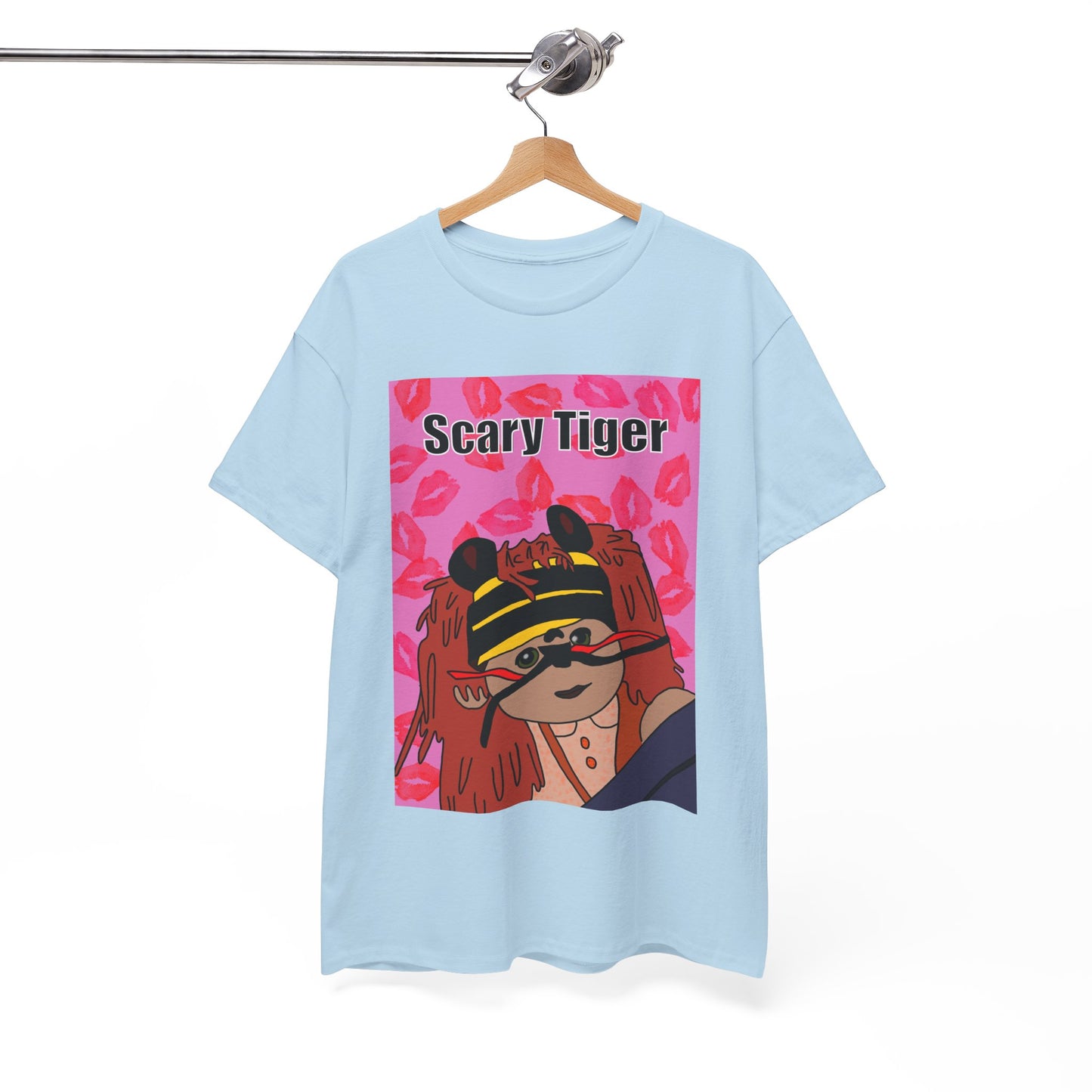 Limited Edition Valentines Day Scary Tiger Graphic Tee