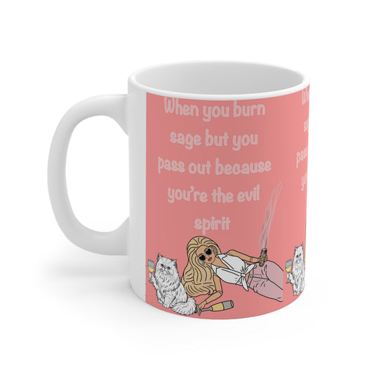 Barbie Burning Sage | Funny Mug | More Jam