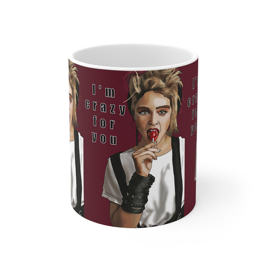 Madonna — "I’m Crazy for You" Coffee Cup