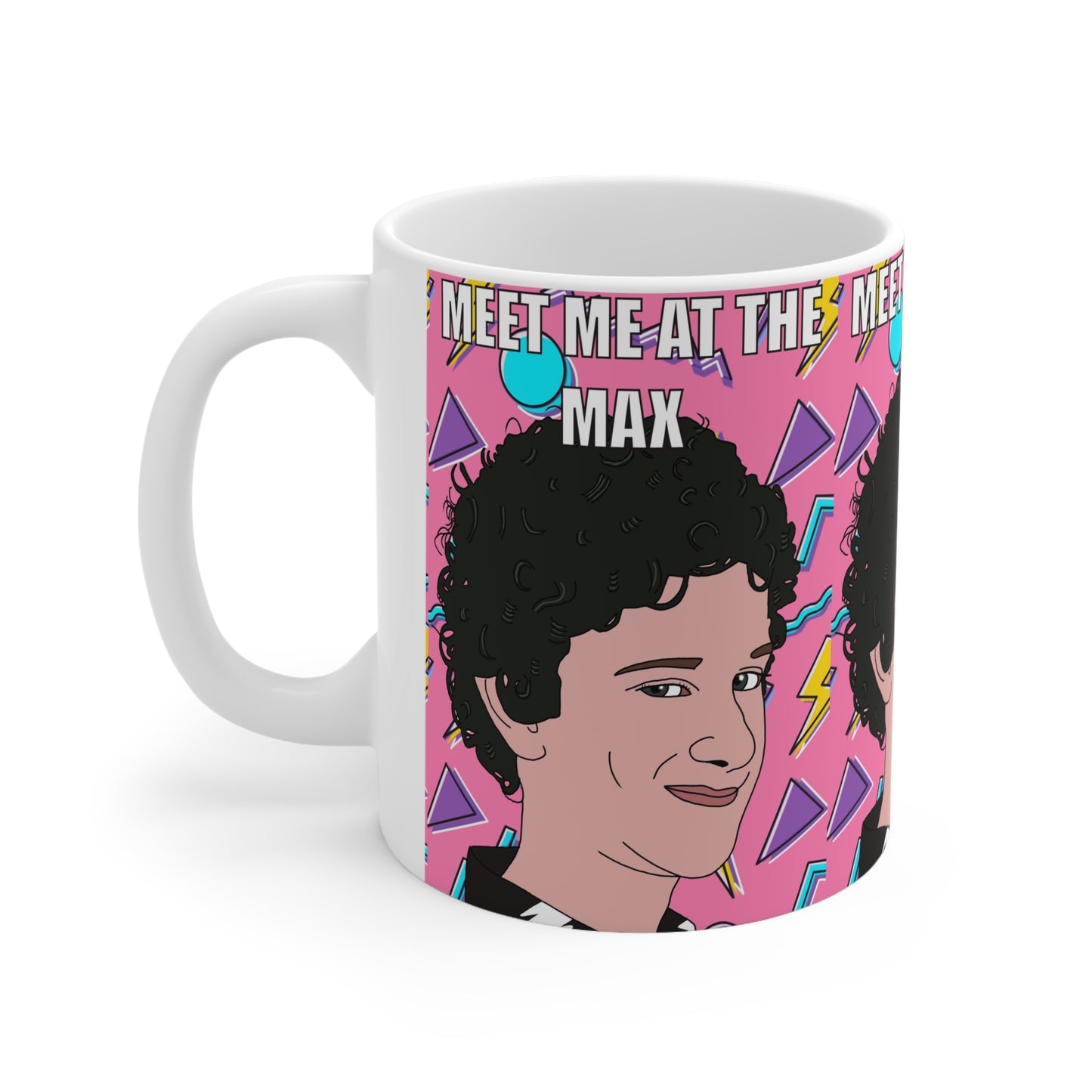 Screech Saved by the Bell Mug — "Meet Me at the Max" Ceramic Coffee Cup