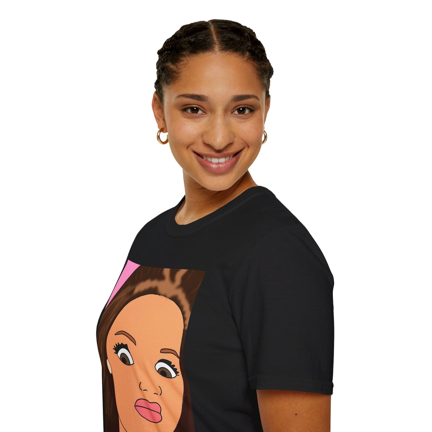 WTF Face T-Shirt — Retro Cartoon Portrait Tee