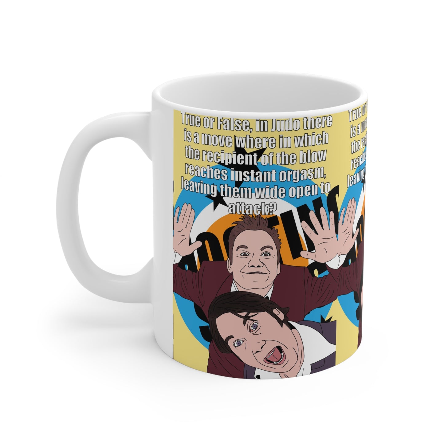 True Or False? In Judo There Is A Move... | Shooting Stars Mug | More Jam
