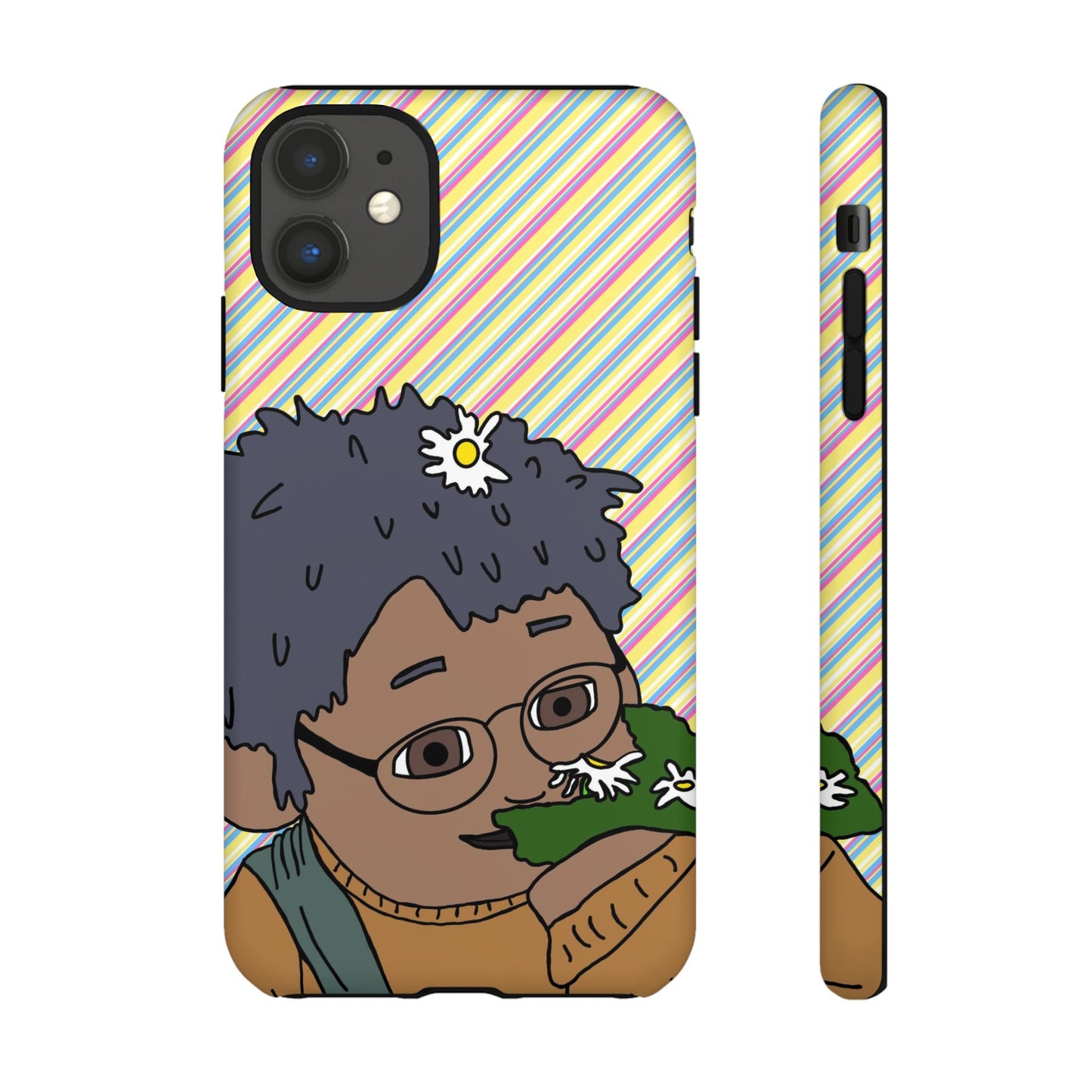 Cute Flowers Tom Phone Case —