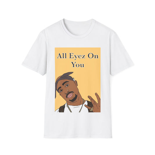 T-Shirt — "All Eyez On You" Tu-pac Portrait Graphic Tee