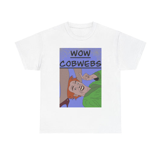 Drop Dead Fred T-Shirt — Funny "Wow Cobwebs" Retro Cartoon Tee