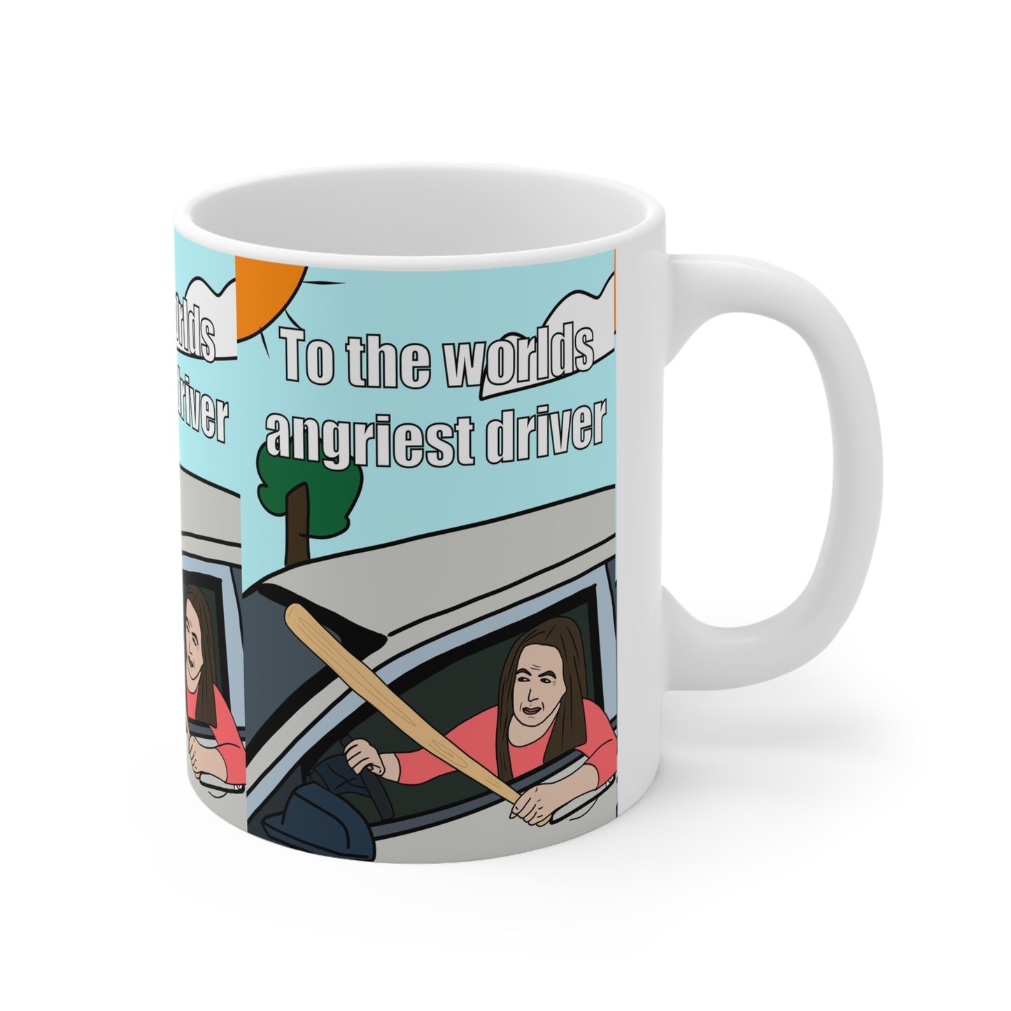 Angry Driver | Funny Mug | More Jam