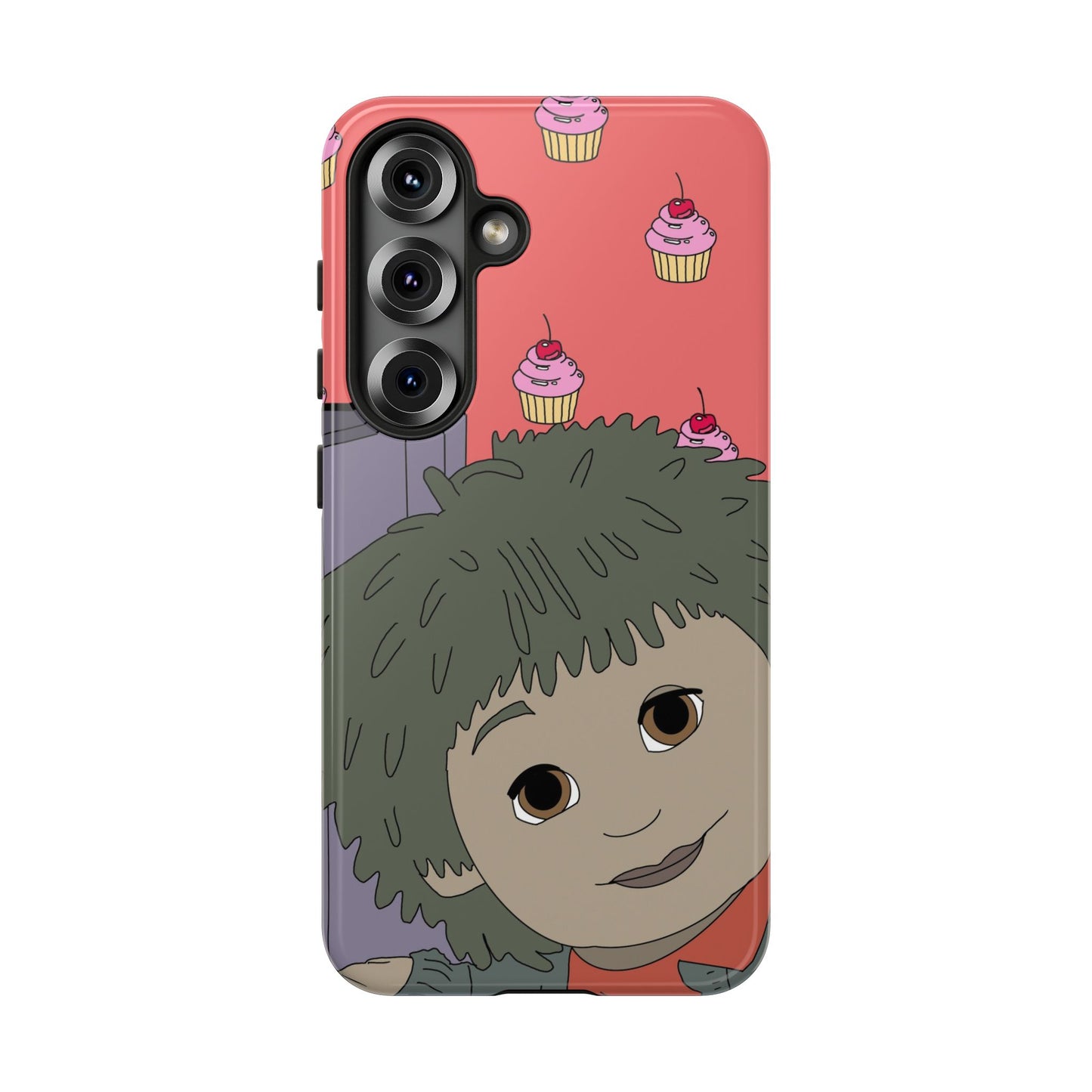 Cute Cupcake Tiny Phone Case — Whimsical Retro Character Protective Cover