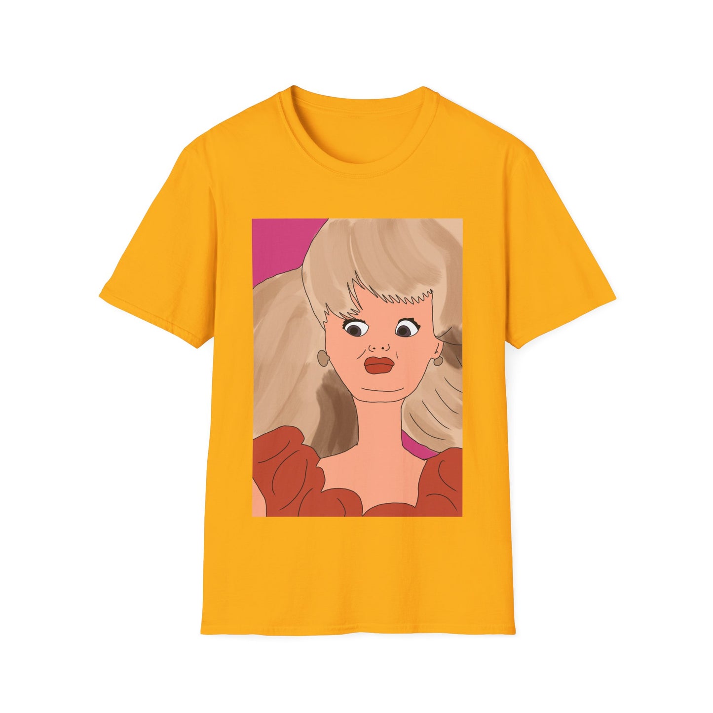 Ewww Retro Pop Art Doll Portrait T-Shirt