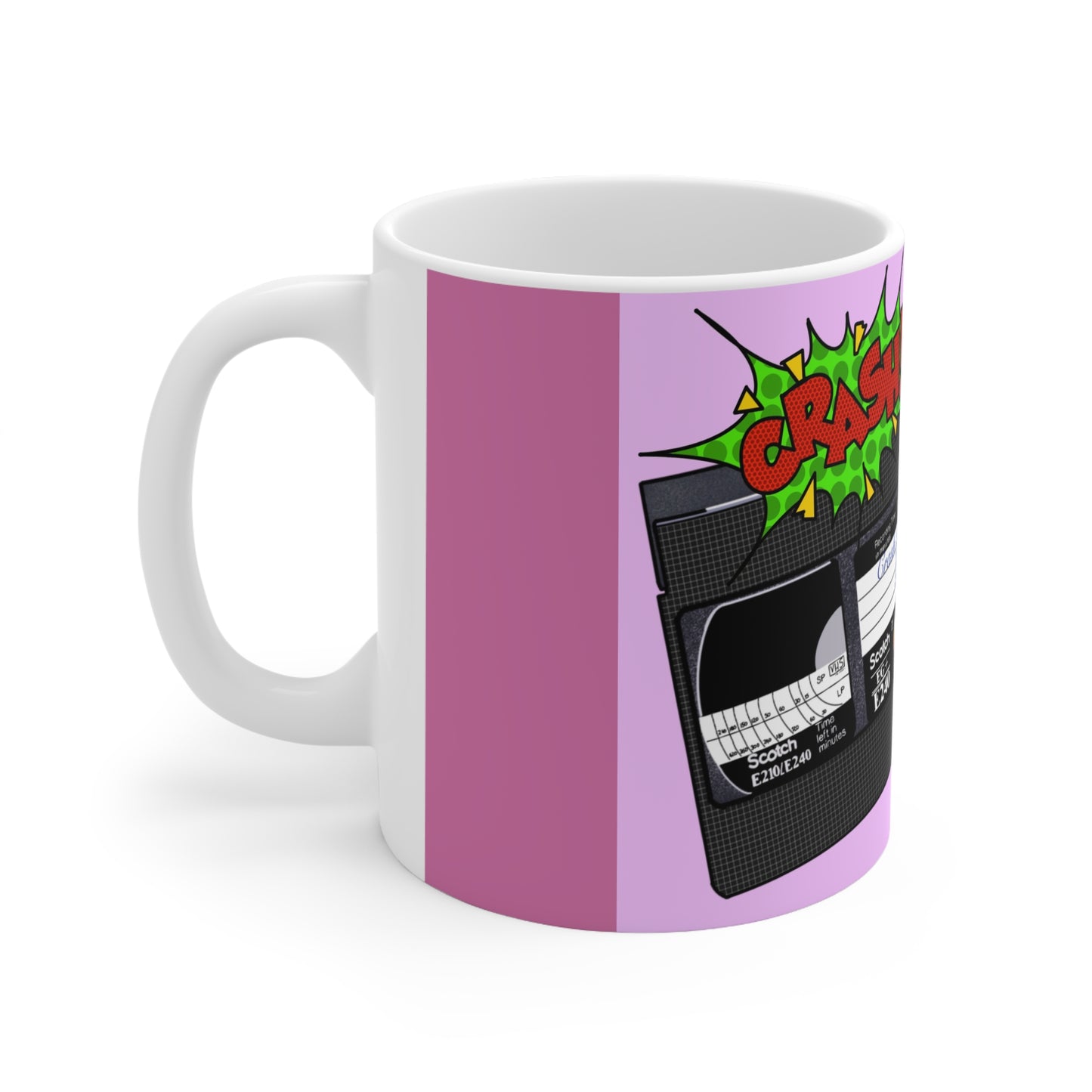 Alan Partridge Coffee Mug — 'Crash! Bang! Wallop' Graphic