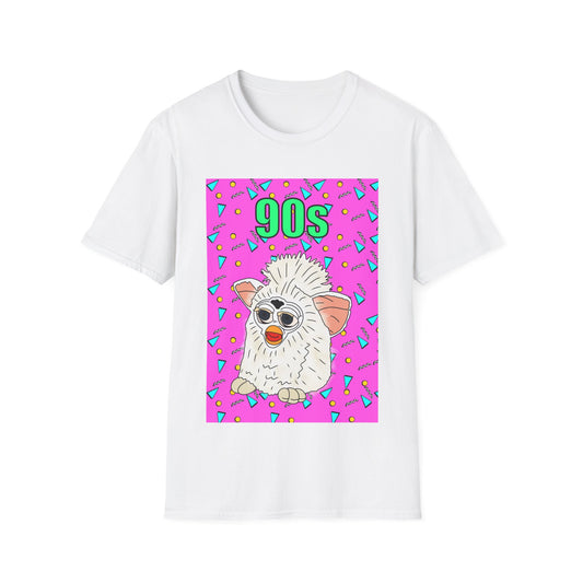 90s Furby Retro T-Shirt — Vintage 90s Neon Toy Graphic Tee