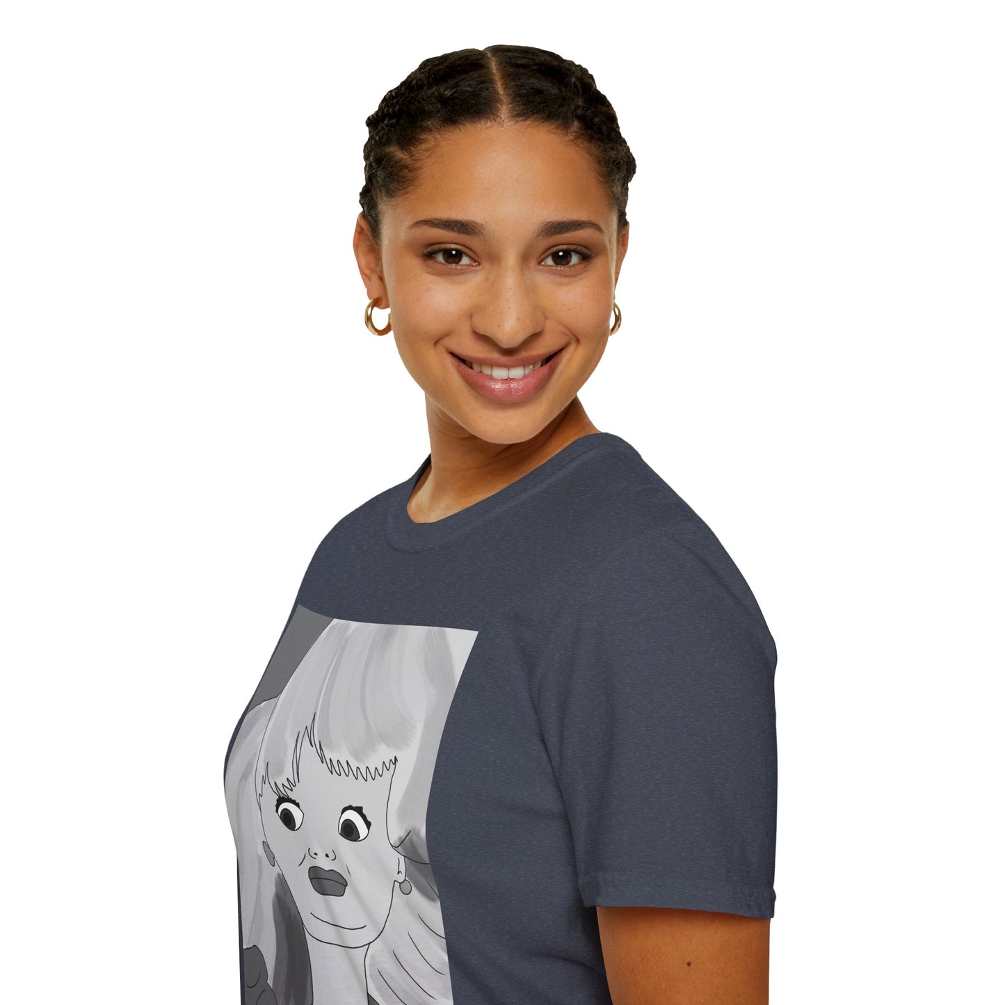 EWWW T-Shirt — Retro Pop Art Doll Portrait Graphic Tee