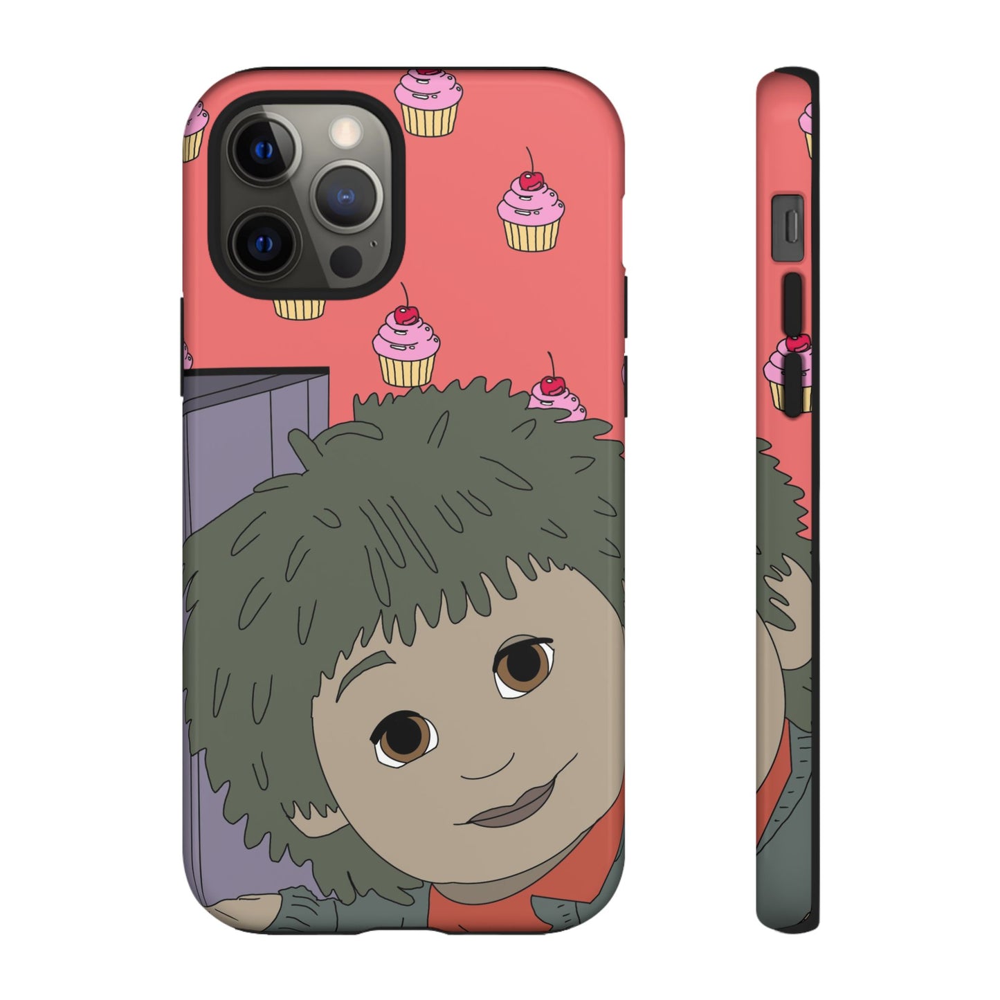 Cute Cupcake Tiny Phone Case — Whimsical Retro Character Protective Cover