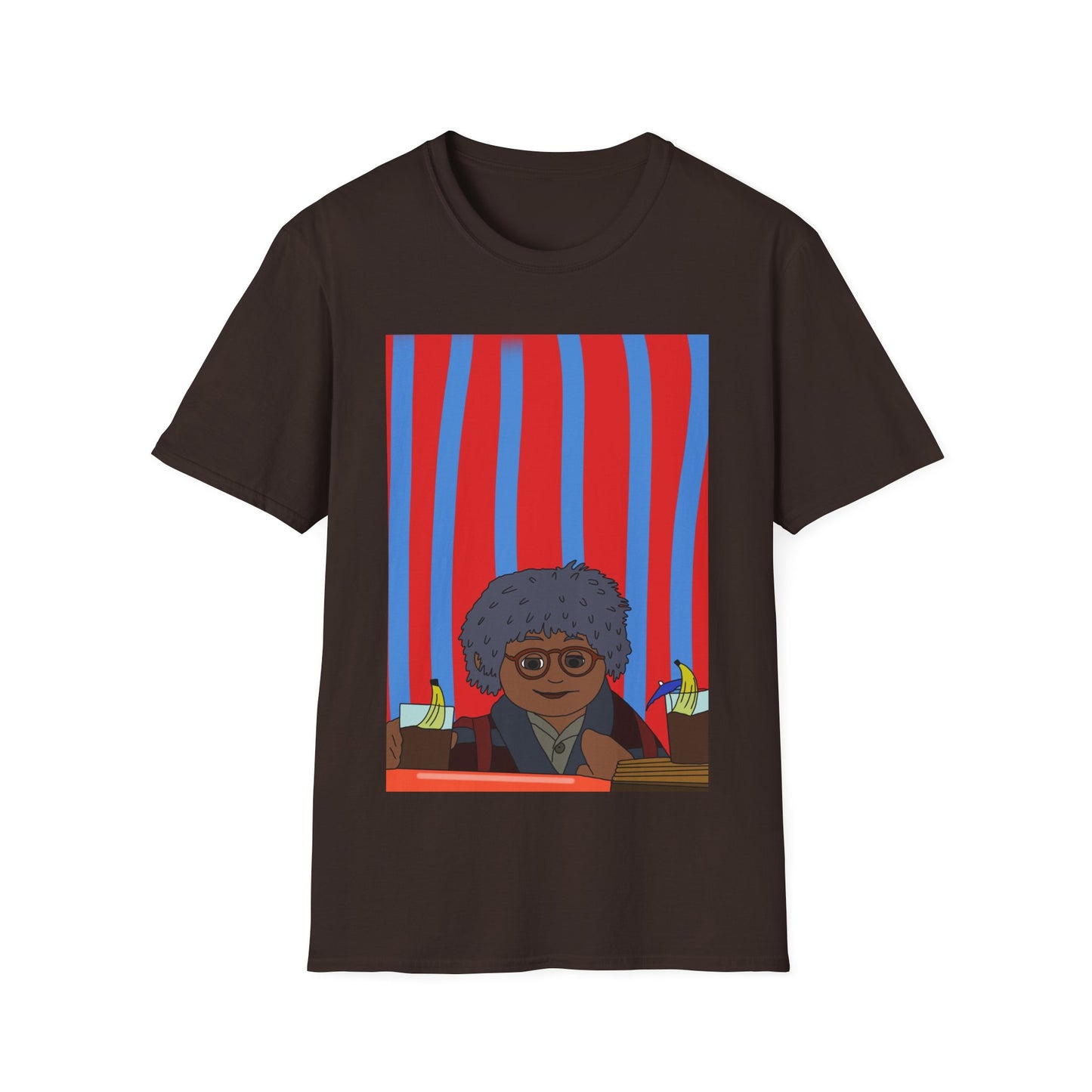Tom Cocoa Banana T-Shirt — Colourful Illustration Tee