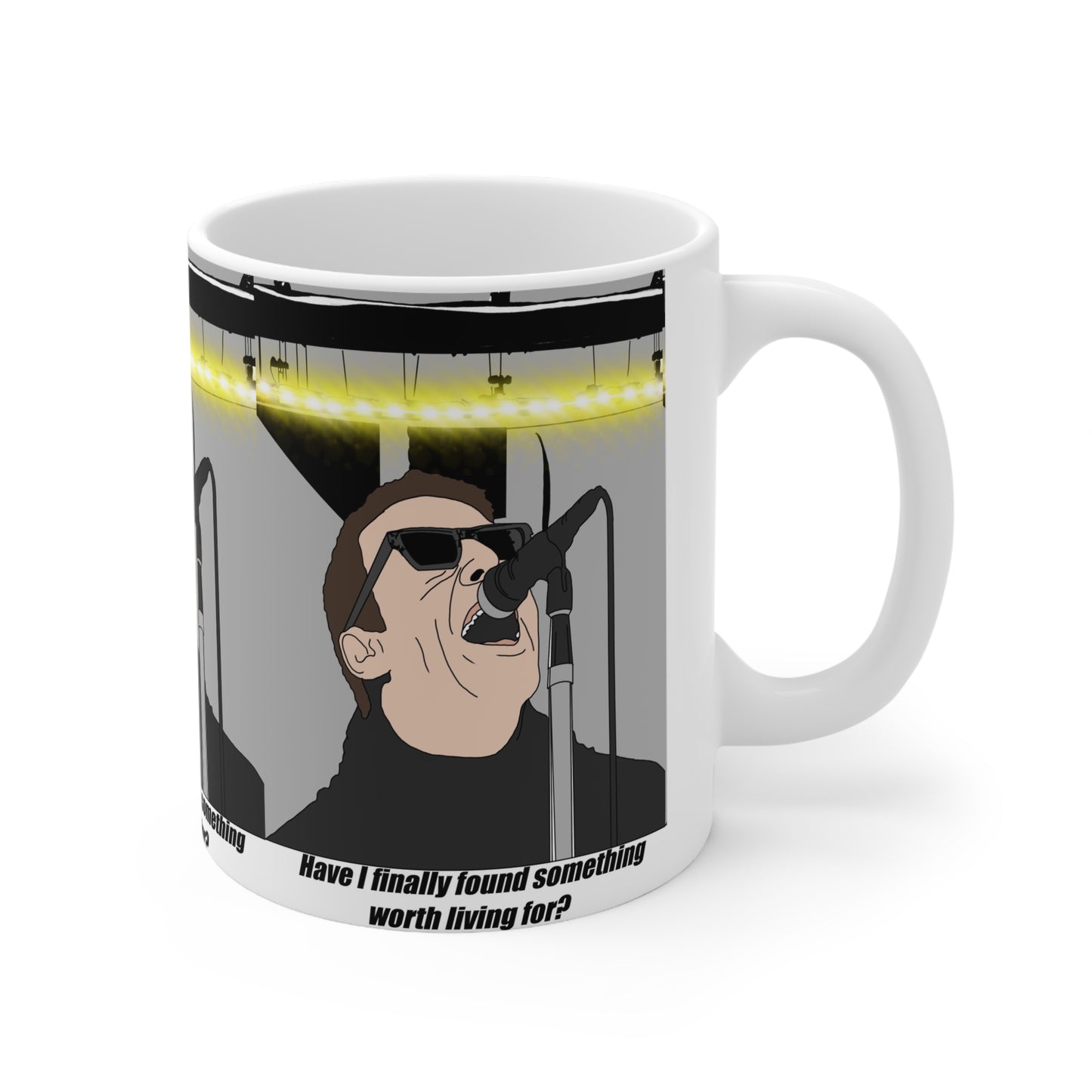 Cigarettes & Alcohol Oasis Reunion Coffee Mug — Lyric Band Art