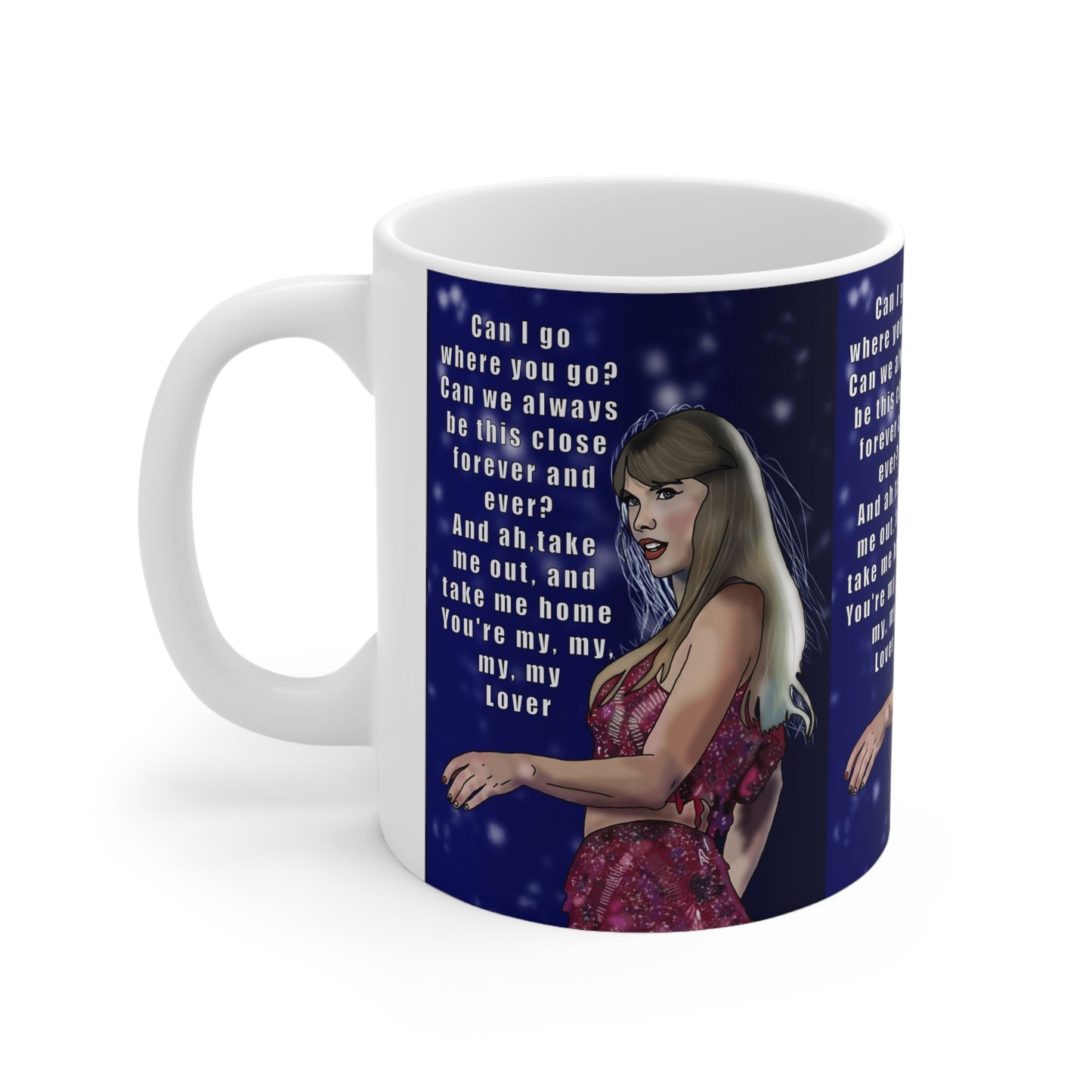 Taylor Swifty 'Lover' Ceramic Cup