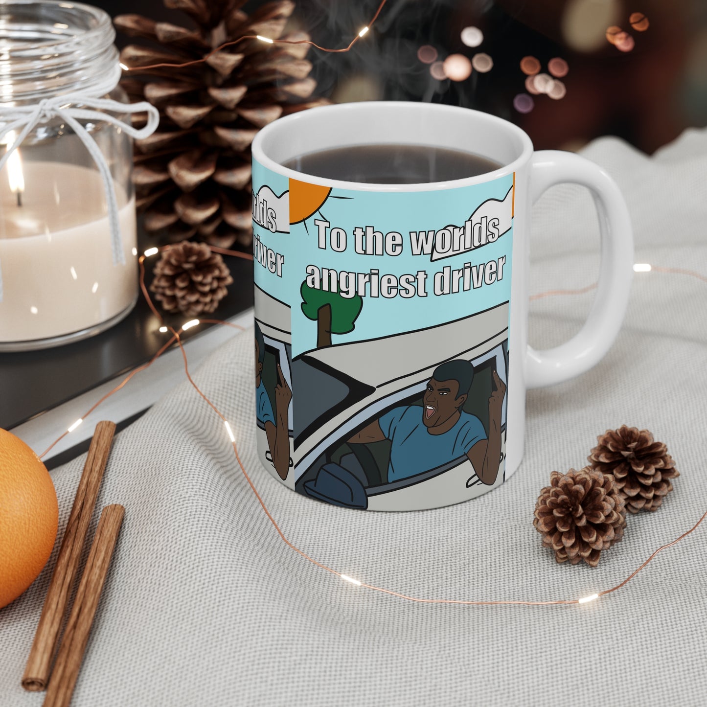 Angry Driver | Funny Mug | More Jam