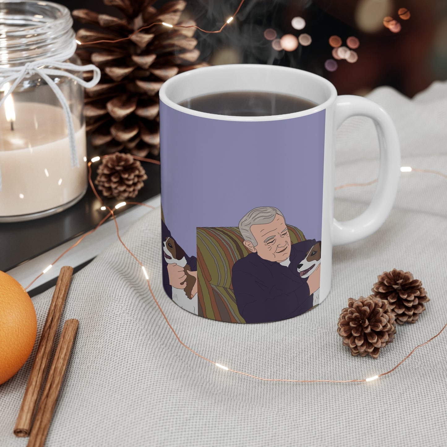 Martin Crane & Eddie Frasier Ceramic Coffee Mug —