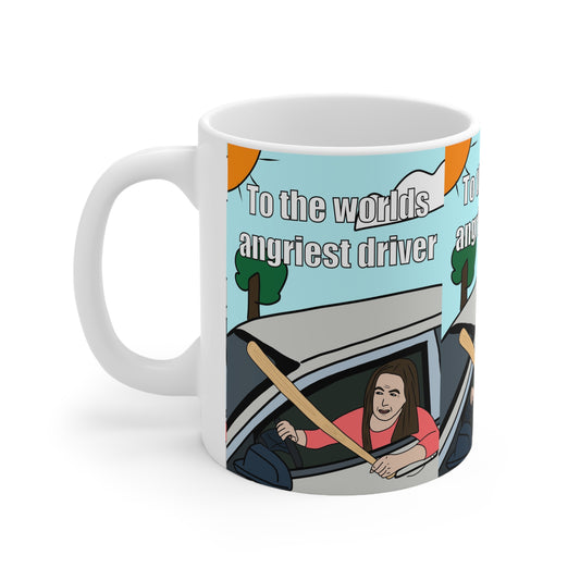 Angry Driver | Funny Mug | More Jam