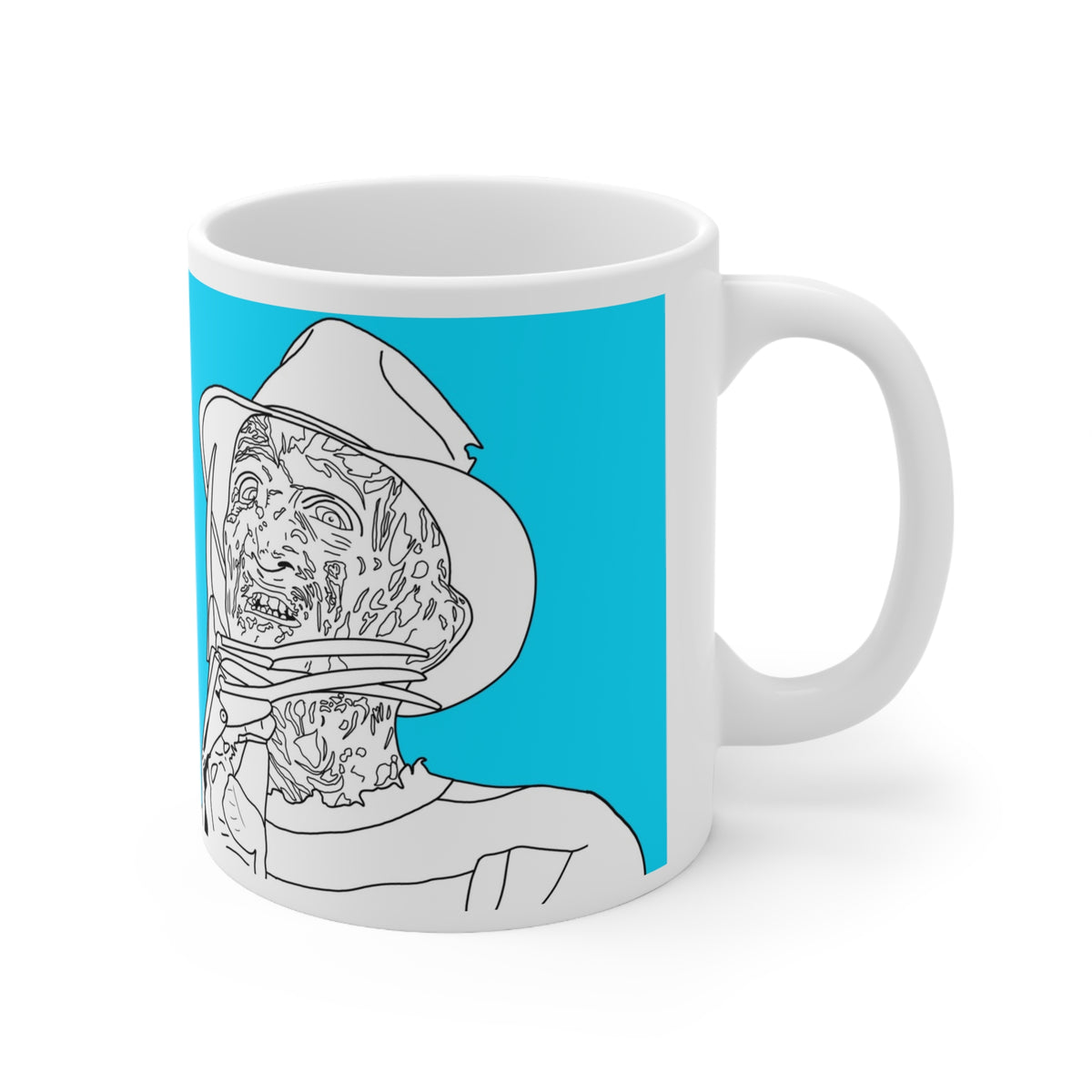 Freddy Krueger Dreamy | Blue Mug | More Jam