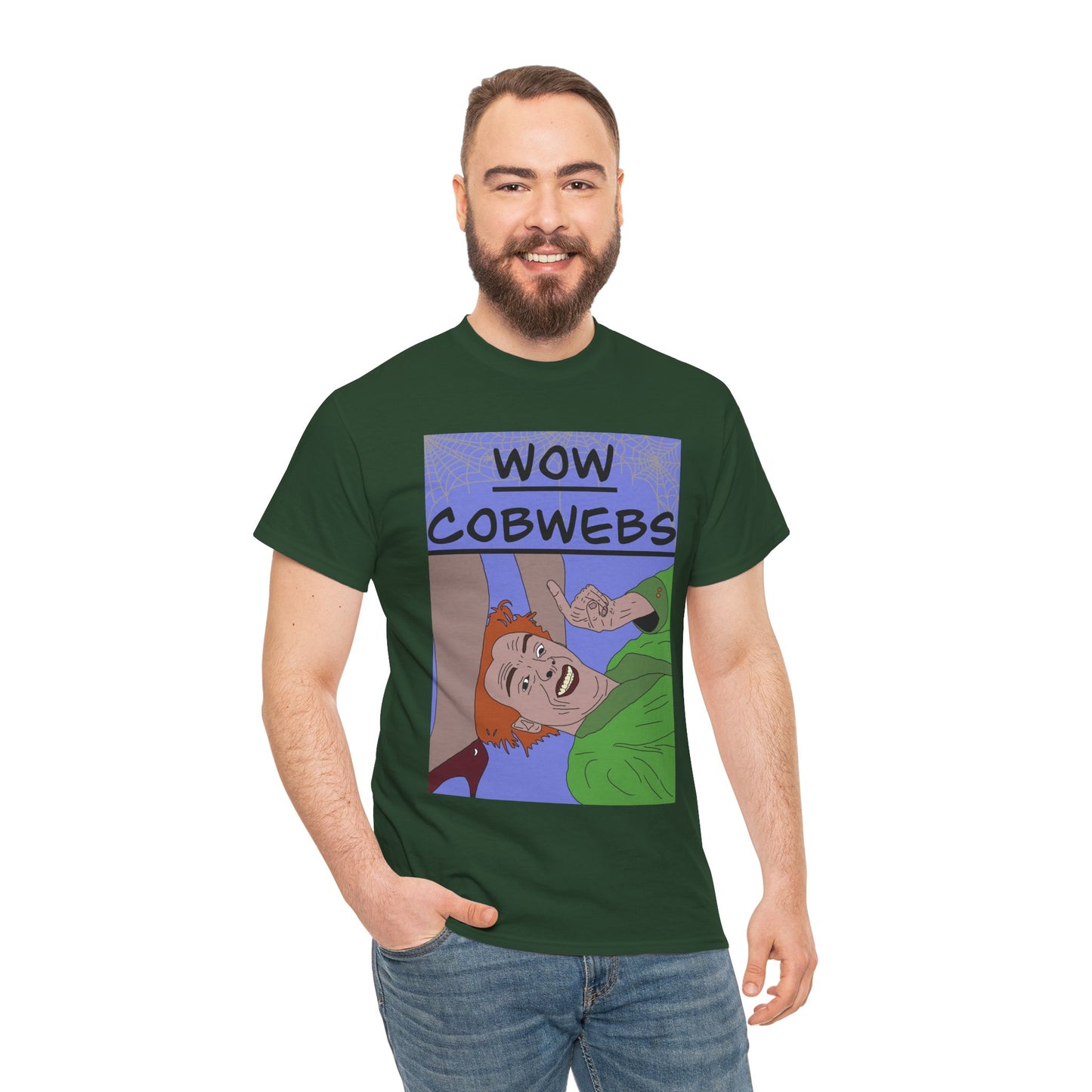 Drop Dead Fred T-Shirt — Funny "Wow Cobwebs" Retro Cartoon Tee