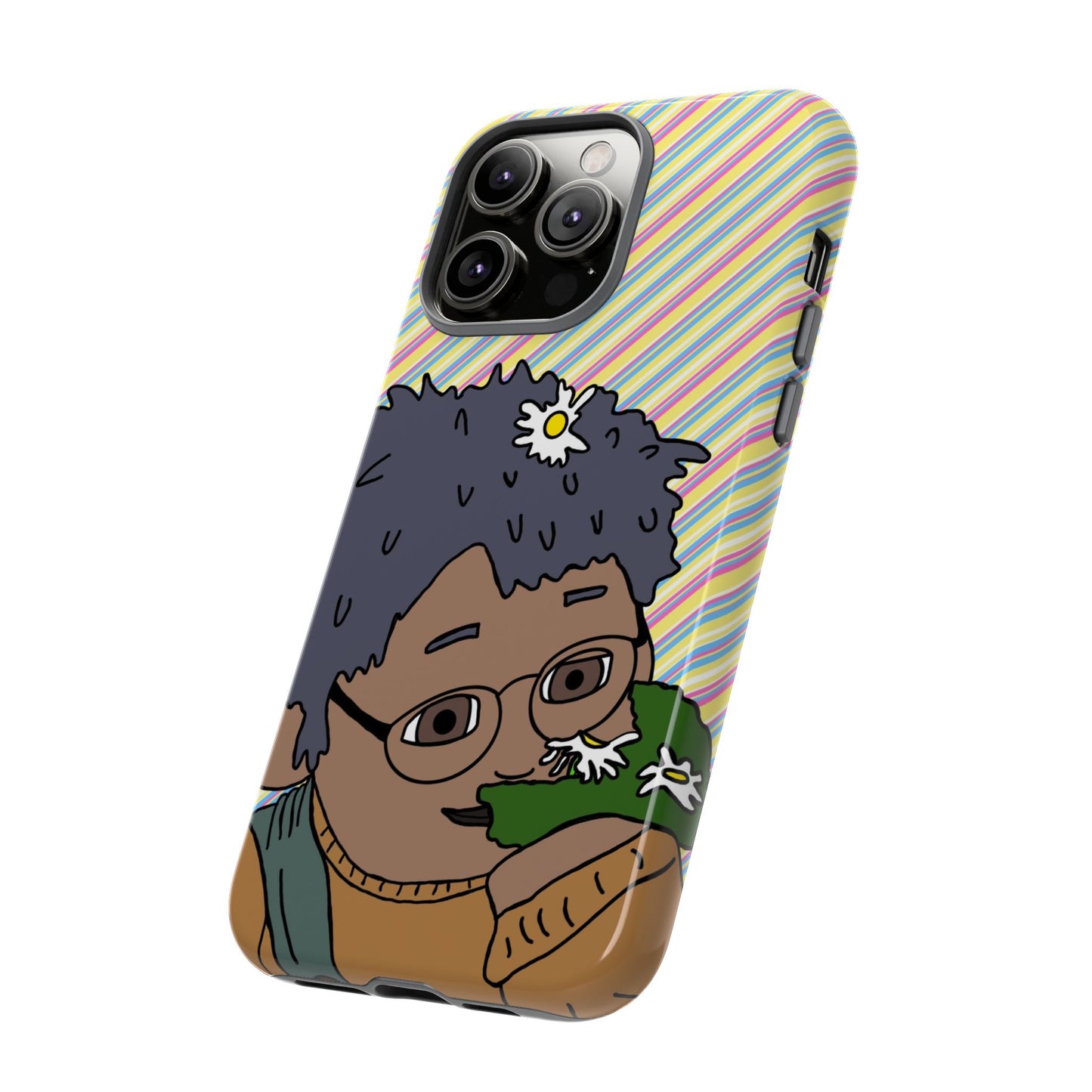 Cute Flowers Tom Phone Case —