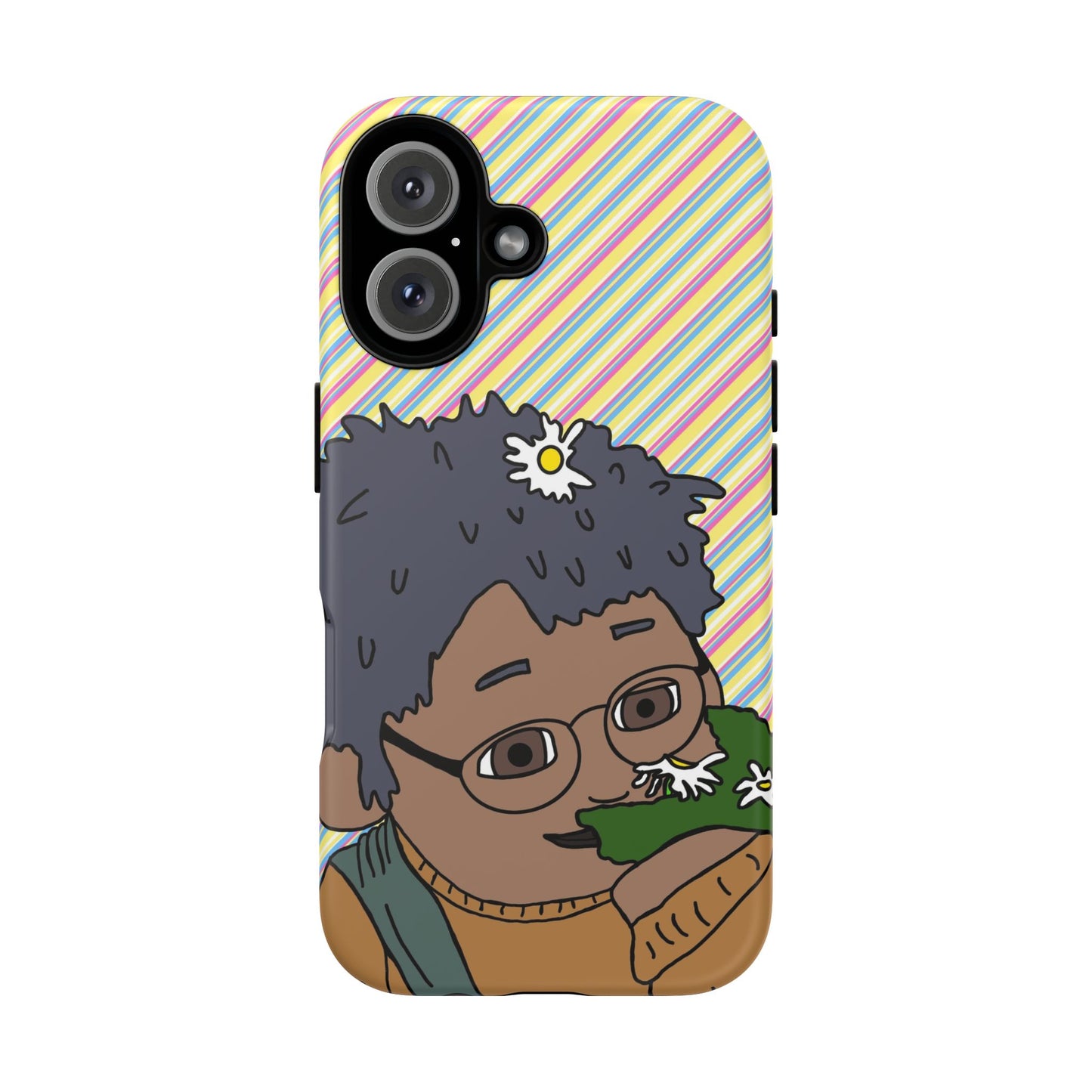 Cute Flowers Tom Phone Case —