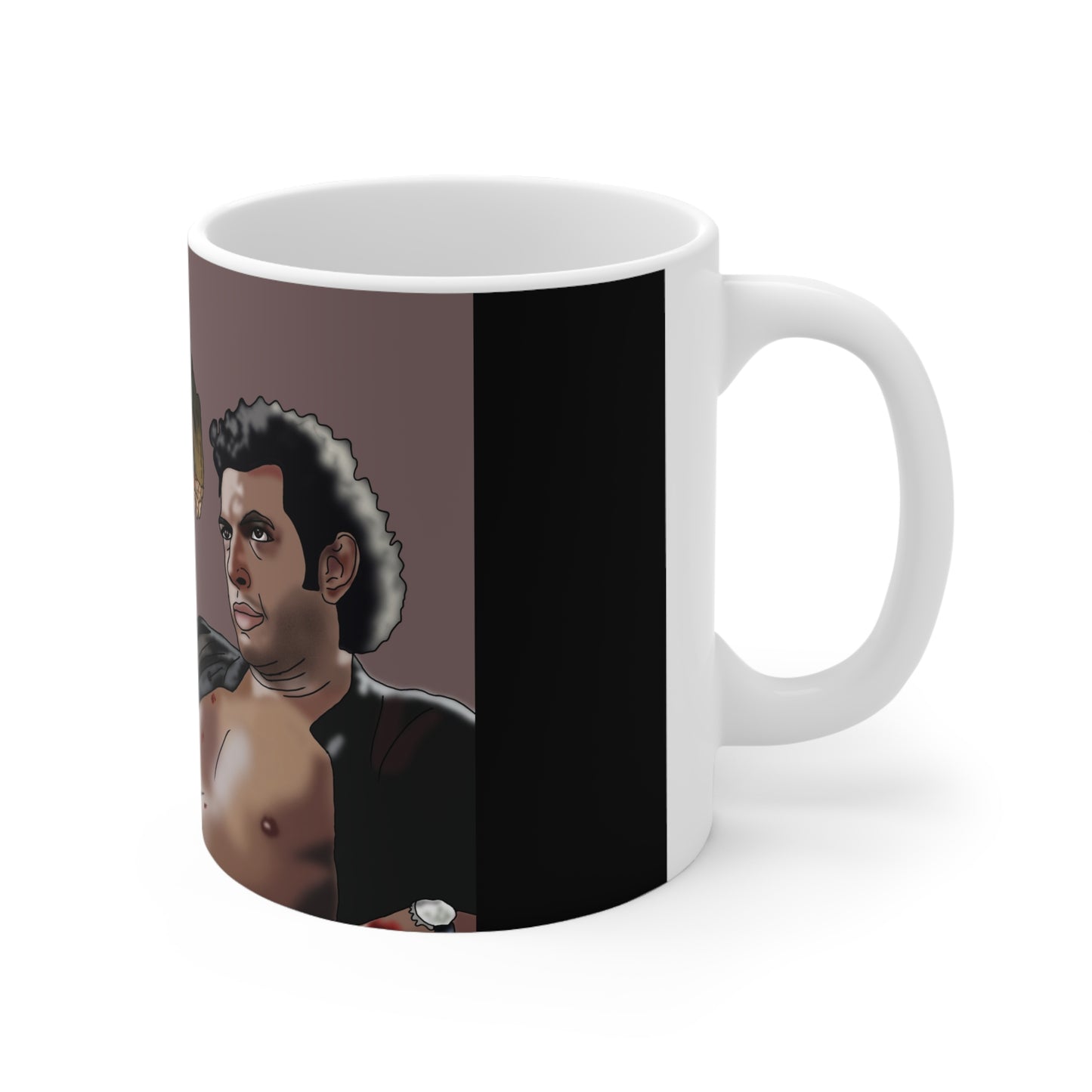 T-Rex Jurassic Park Ceramic Coffee Mug — Funny Retro Dino Coffee Cup