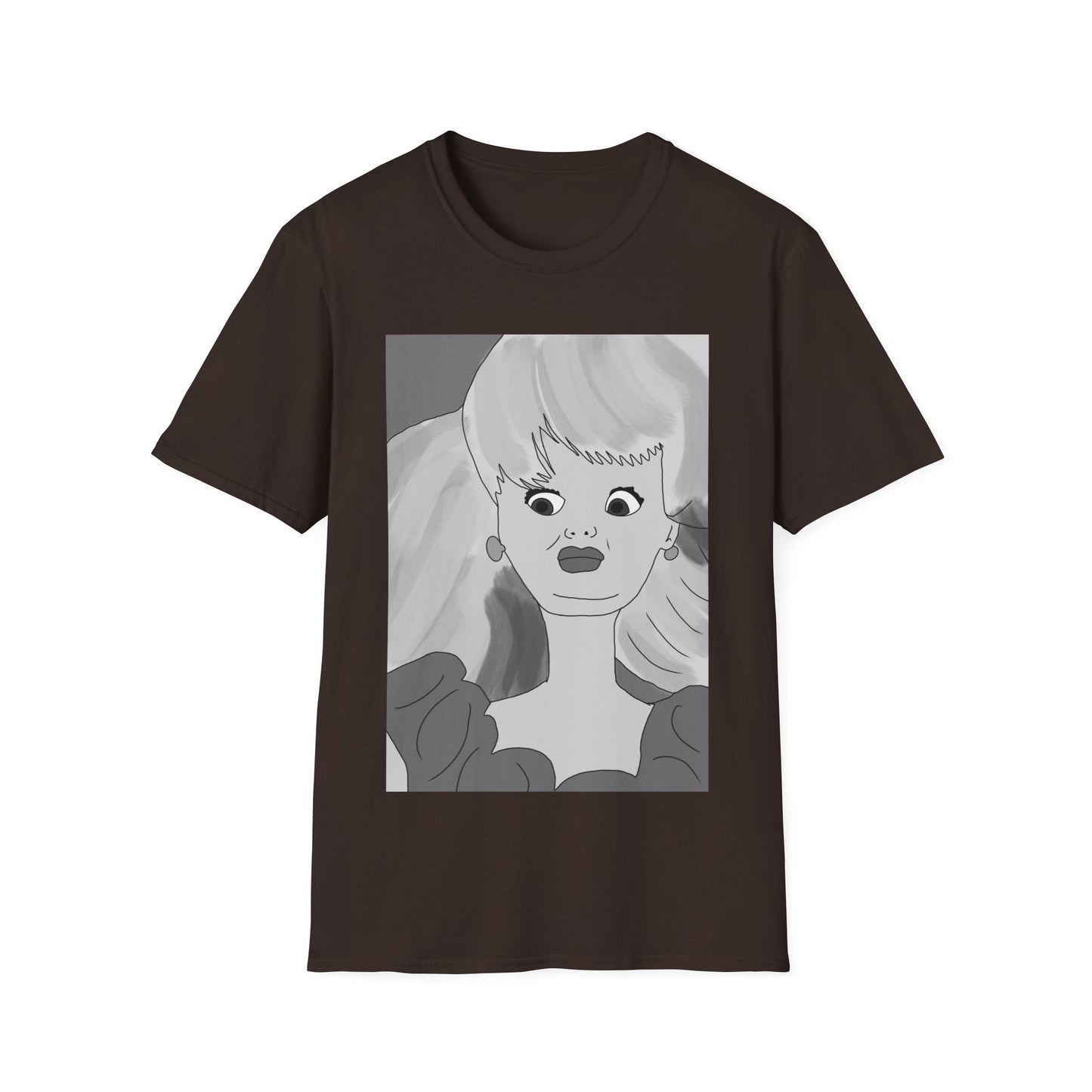 EWWW T-Shirt — Retro Pop Art Doll Portrait Graphic Tee