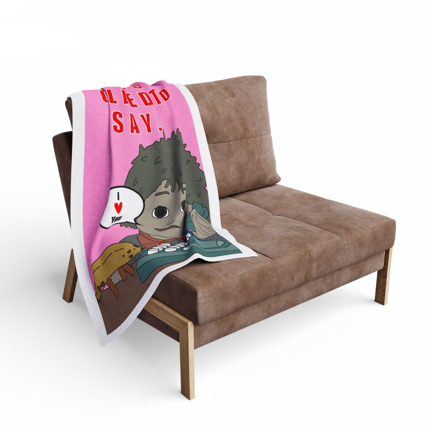 Limited Edition Valentines Day I Just Called to Say I Love You Arctic Fleece Blanket