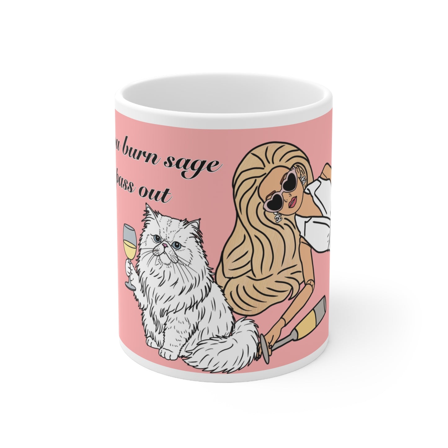 Barbie | Sage Burning Funny Mug | More Jam