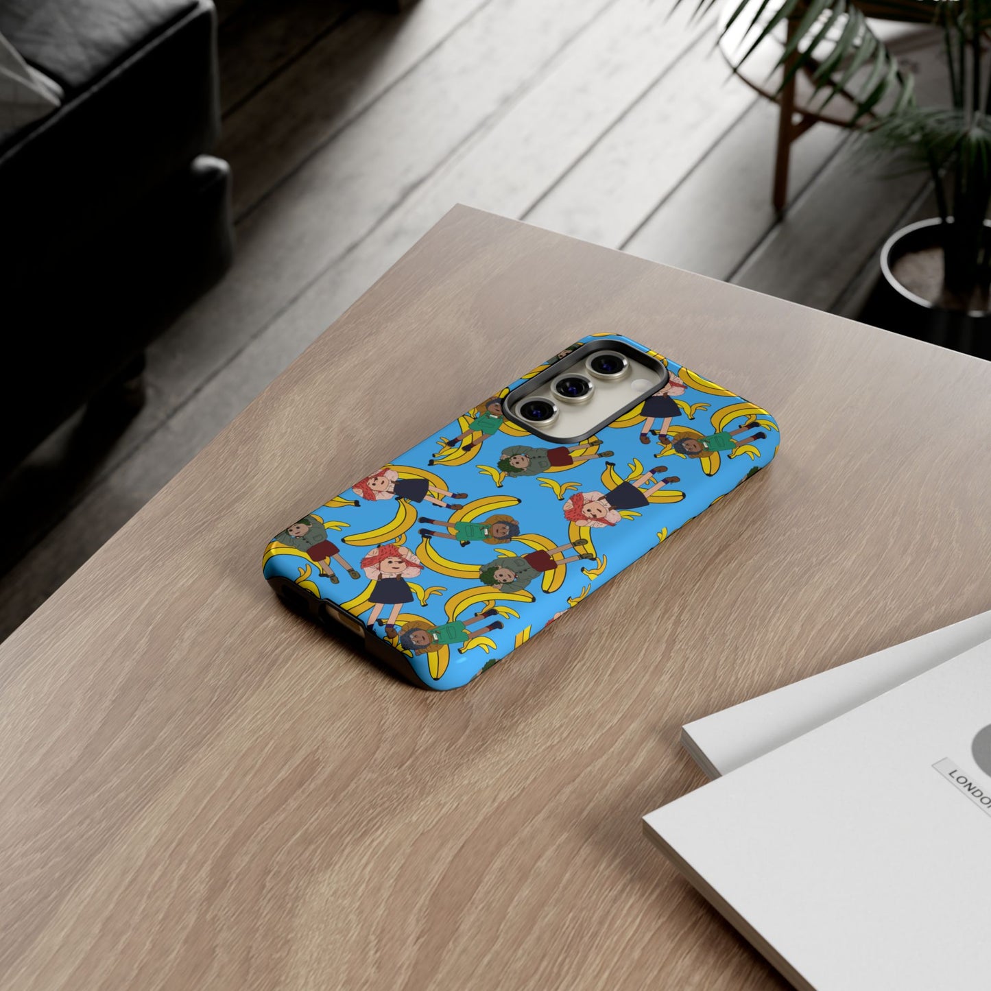 Banana Tots Pattern Phone Case — Cute Cartoon Phone Cover