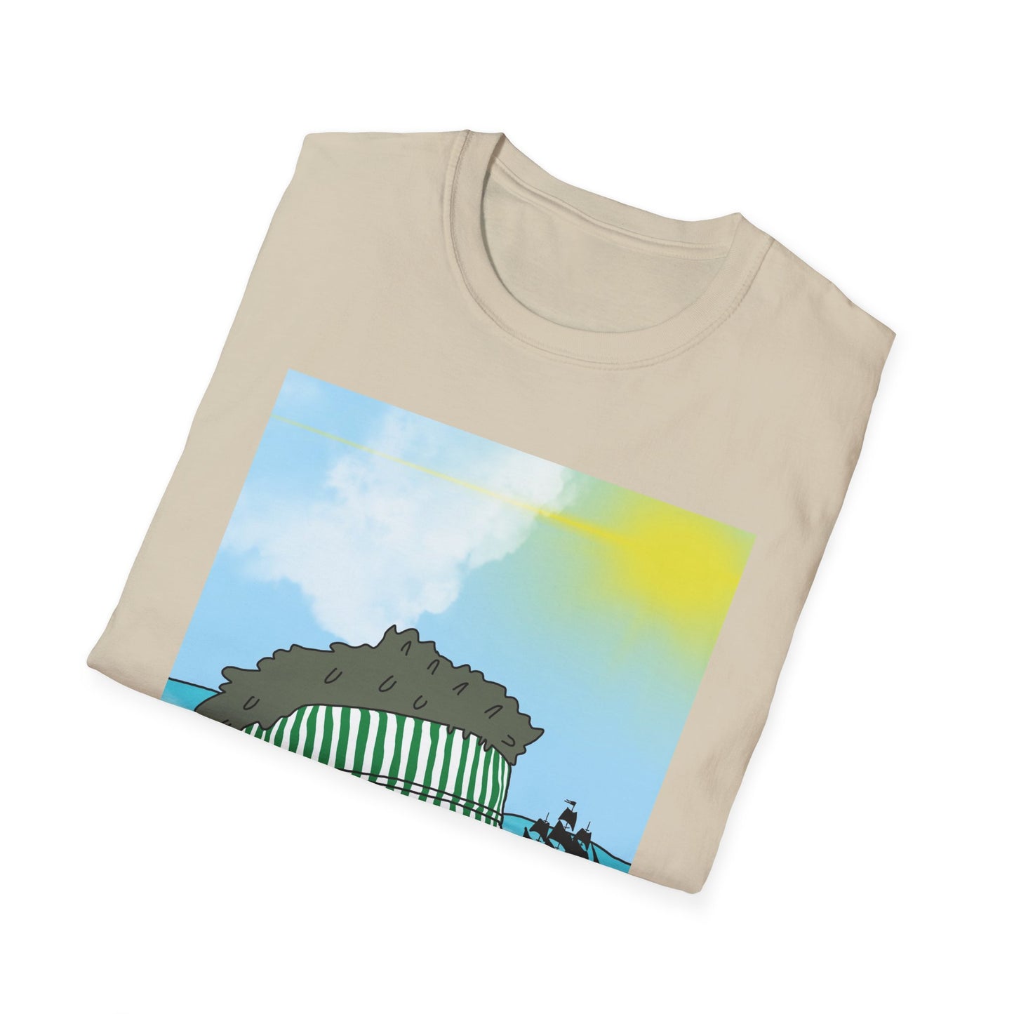 Hawaiian Tiny Surf T-Shirt — Cute Island Lei Graphic Tee