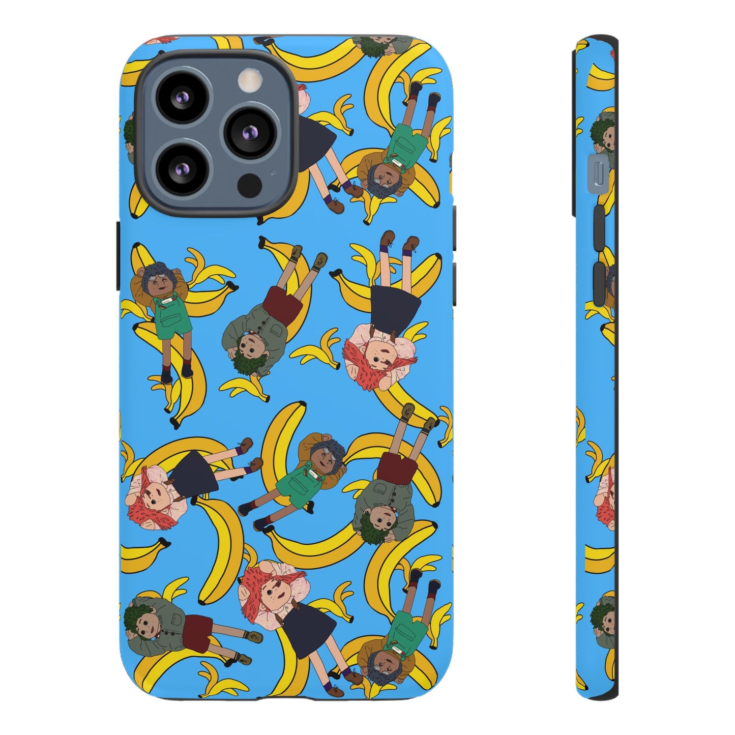 Banana Tots Pattern Phone Case — Cute Cartoon Phone Cover