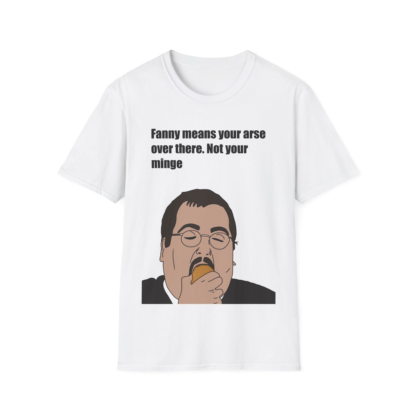 Keith The Office T-Shirt — 'Fanny Means Your Arse' Funny British Slang Tee