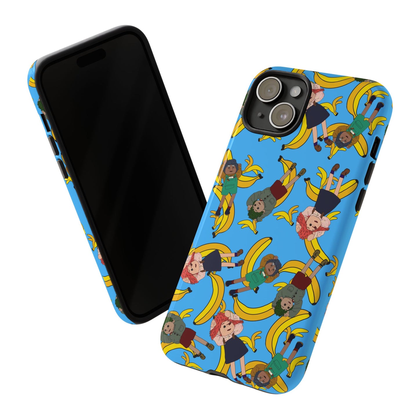 Banana Tots Pattern Phone Case — Cute Cartoon Phone Cover