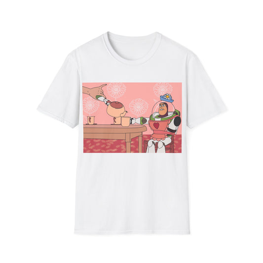 Buzz Lightyear  T-Shirt — Funny Retro Toy Story Parody Tee