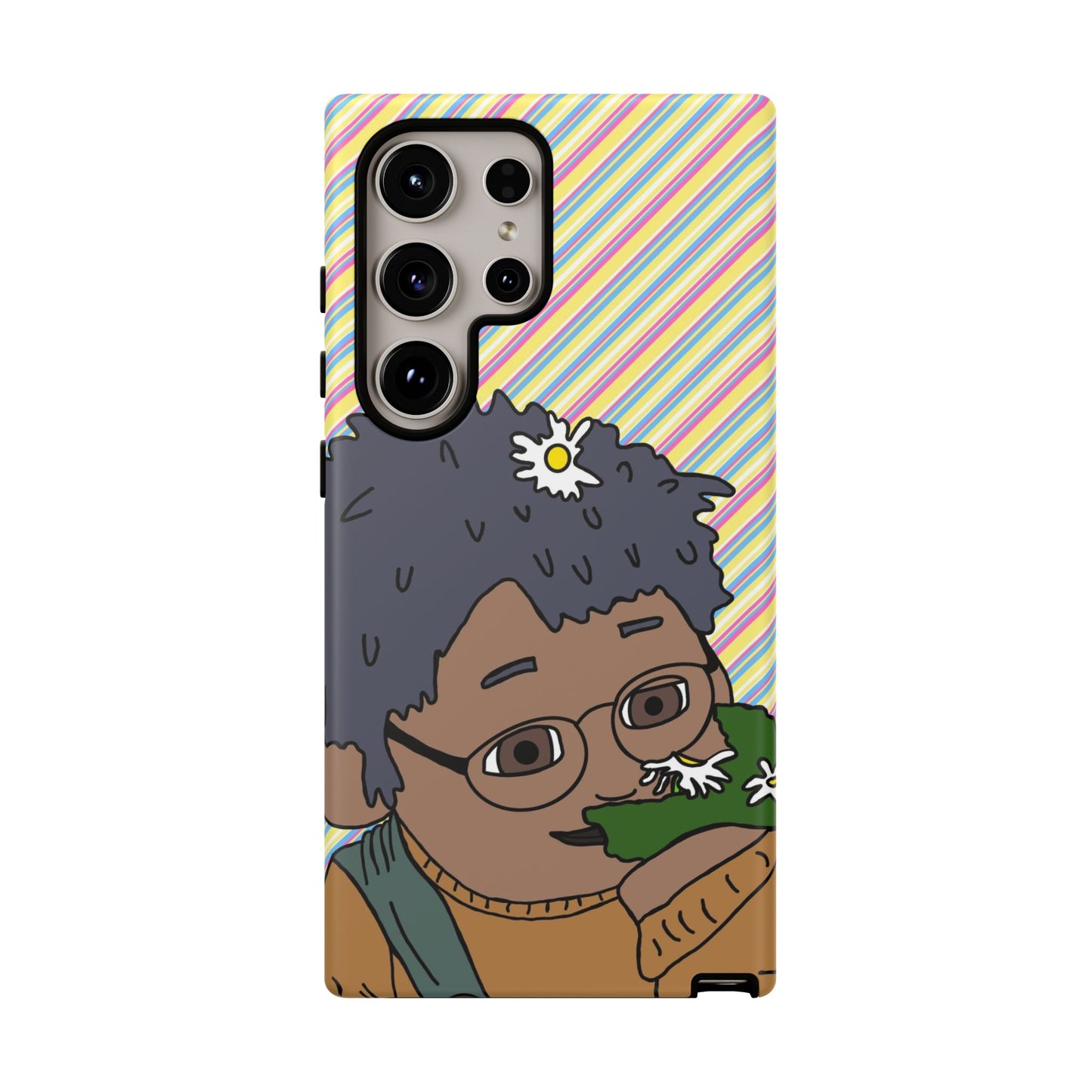 Cute Flowers Tom Phone Case —