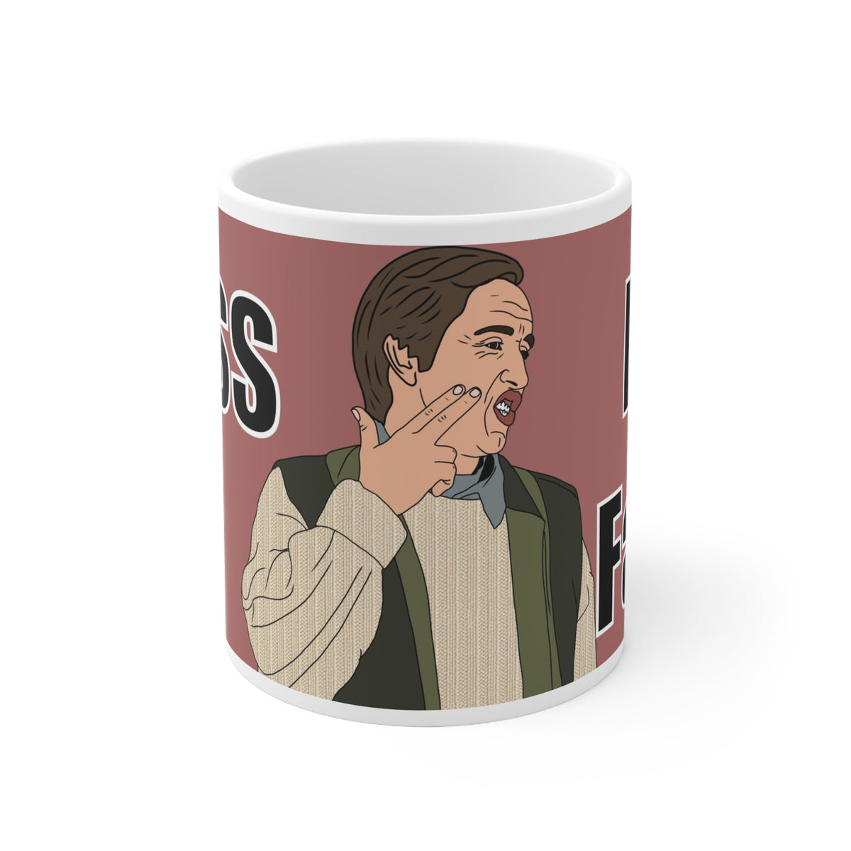 Alan Partridge Kiss My Face Mug
