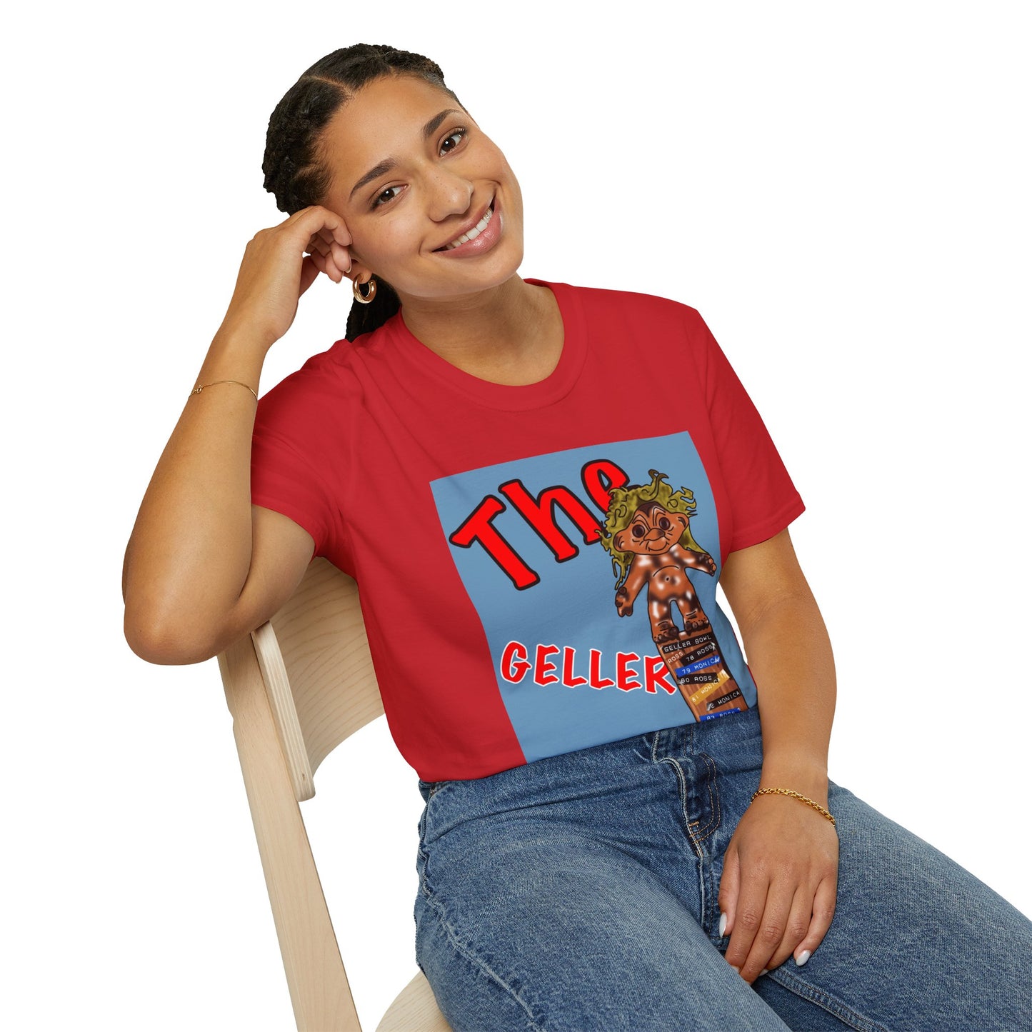Friends TV Show Geller Cup T-Shirt — Retro Trophy Graphic Tee